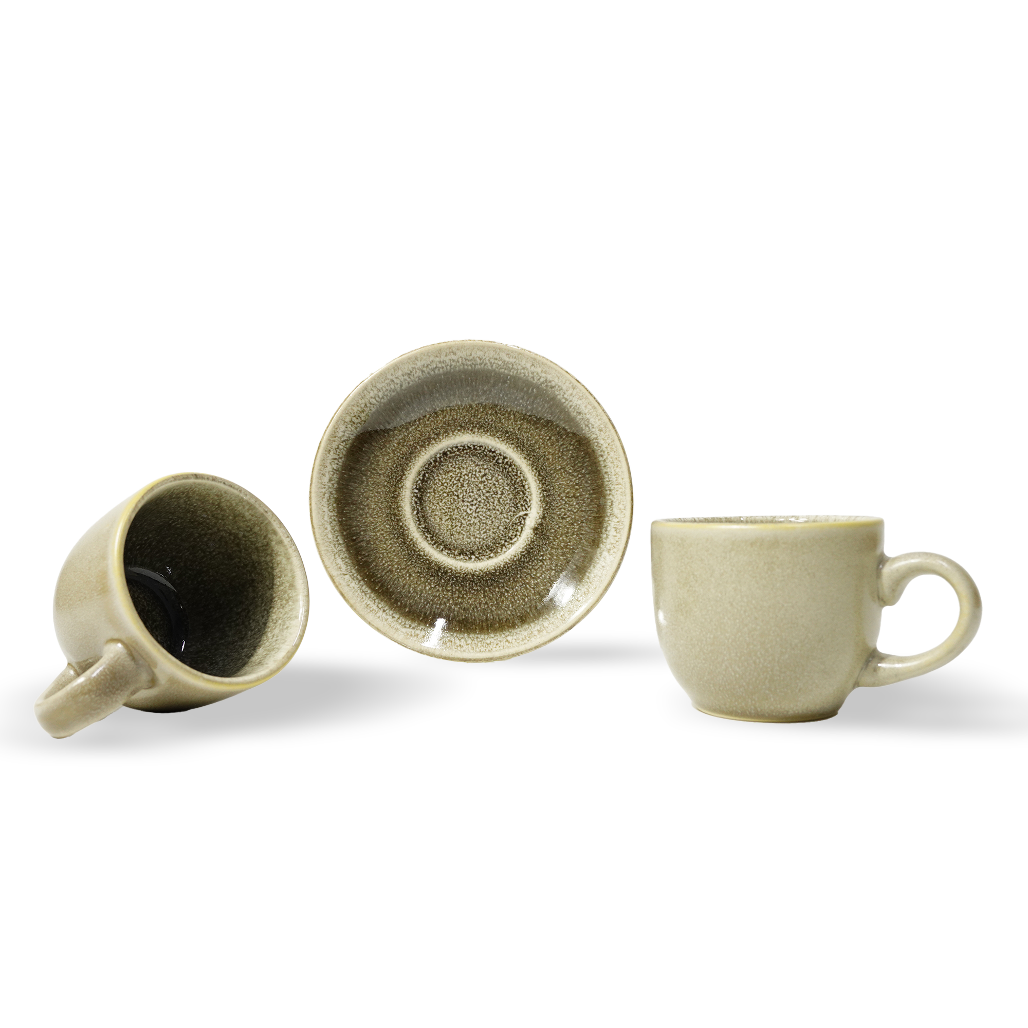 Cup & Saucer Brown HZ4333/32Brown - Coffee Sets - ebarza Furniture UAE | Shop Modern Furniture in Abu Dhabi & Dubai - مفروشات ايبازرا في الامارات | تسوق اثاث عصري وديكورات مميزة في دبي وابوظبي