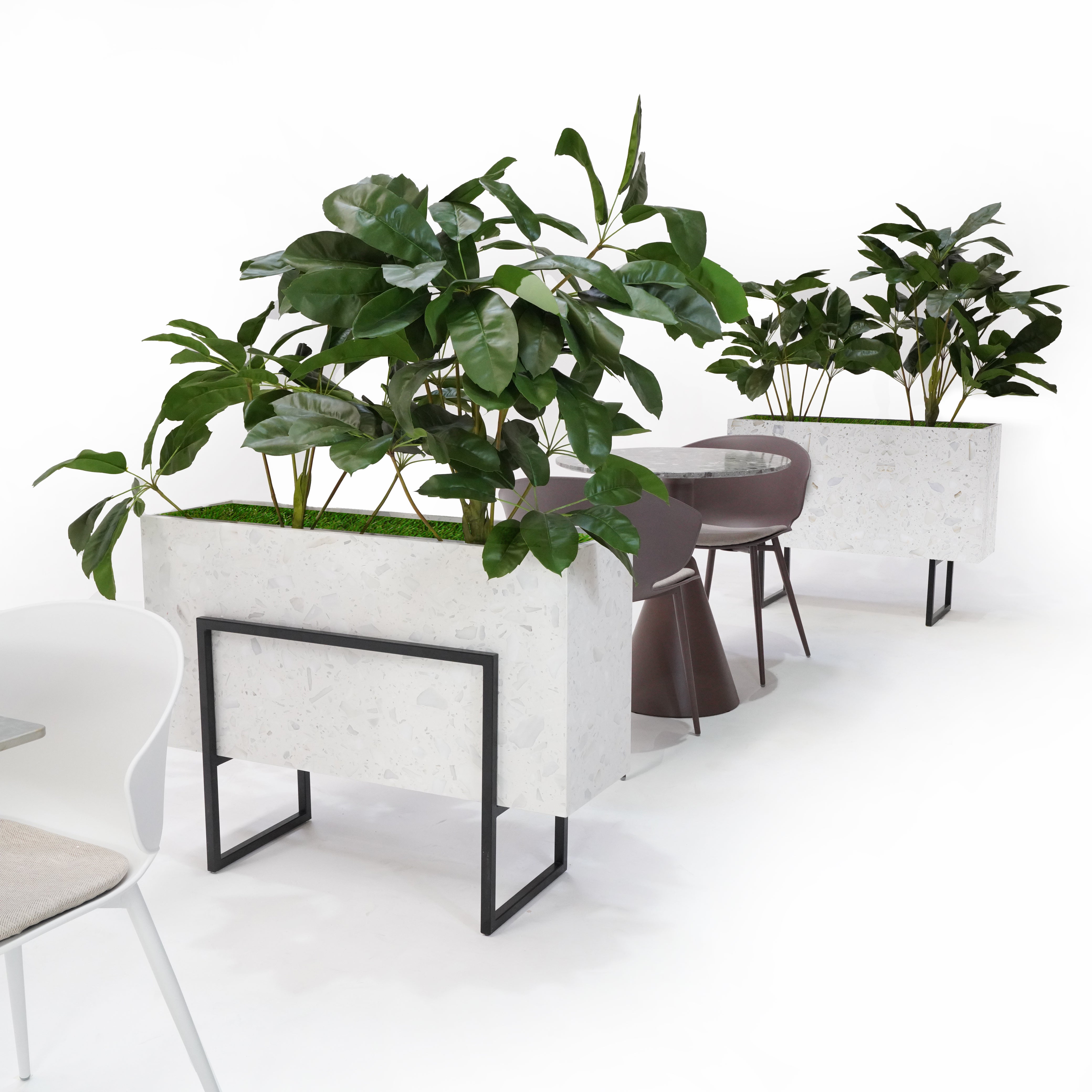 Terrazzo Planter Box 309-N012 - Planter Boxes - ebarza Furniture UAE | Shop Modern Furniture in Abu Dhabi & Dubai - مفروشات ايبازرا في الامارات | تسوق اثاث عصري وديكورات مميزة في دبي وابوظبي