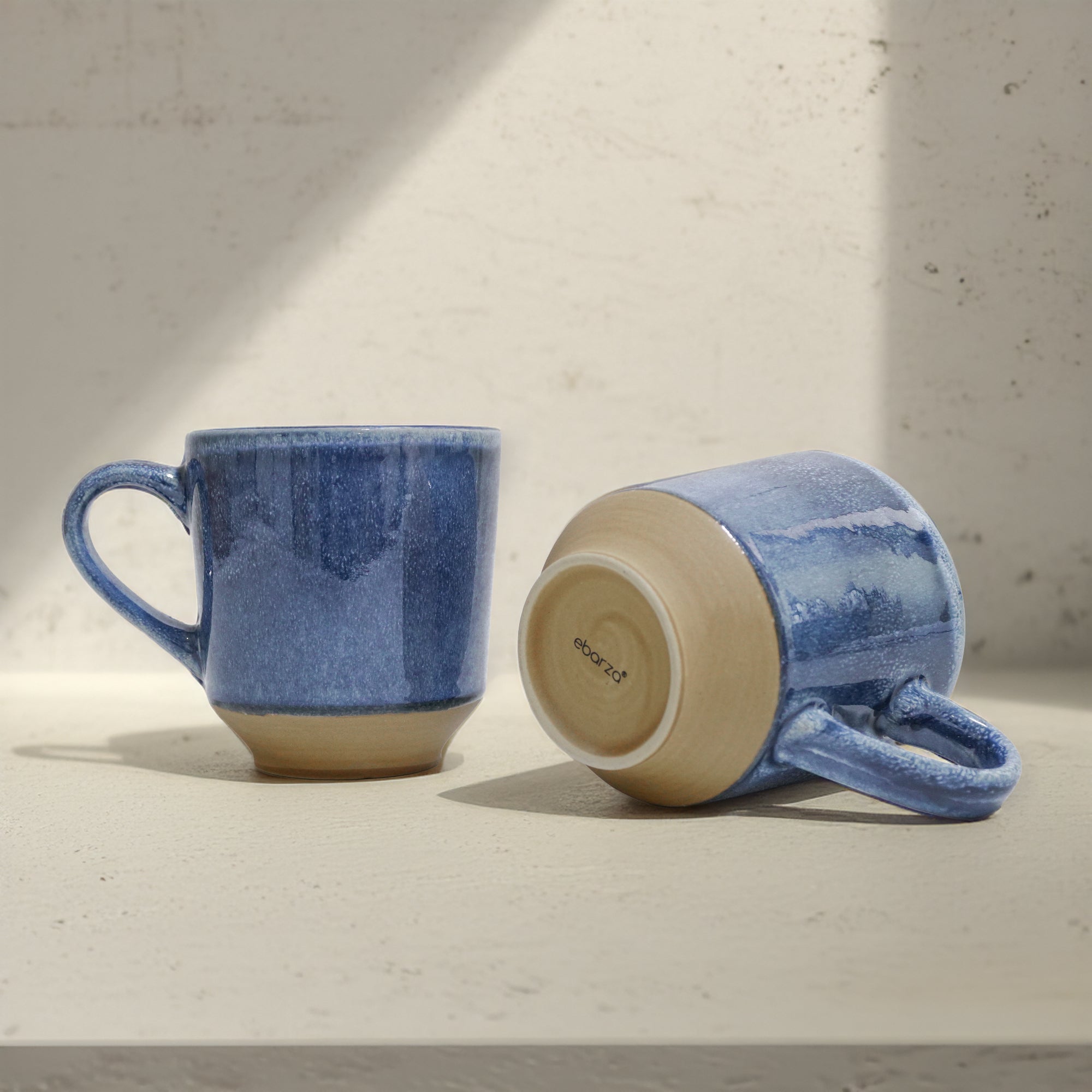 Navy Blue Mug HZ3677 - Mugs - ebarza Furniture UAE | Shop Modern Furniture in Abu Dhabi & Dubai - مفروشات ايبازرا في الامارات | تسوق اثاث عصري وديكورات مميزة في دبي وابوظبي