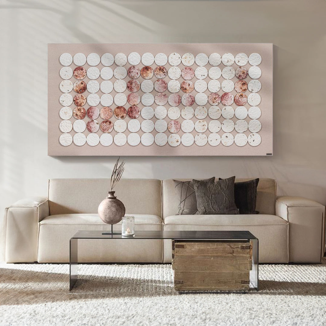 Handmade Ceramic Wall Art - DUBAI - 2403H0103-W900*H900-84869295 - Artwork - ebarza Furniture UAE | Shop Modern Furniture in Abu Dhabi & Dubai - مفروشات ايبازرا في الامارات | تسوق اثاث عصري وديكورات مميزة في دبي وابوظبي