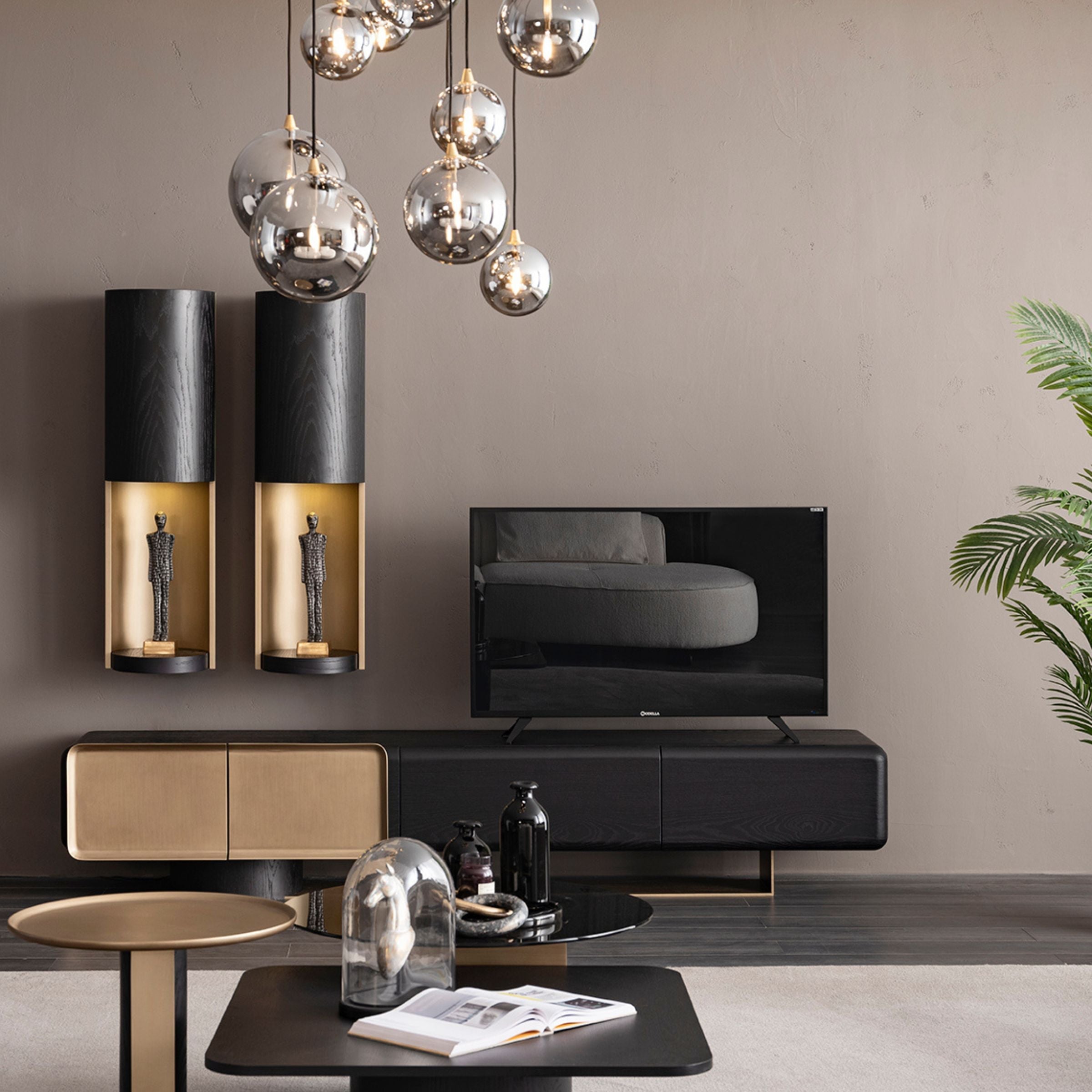 Display Item - Grande Set of 2 Wall shelves ORXGRND-TVU255 Nakheel - DISPLAY ITEM - ebarza Furniture UAE | Shop Modern Furniture in Abu Dhabi & Dubai - مفروشات ايبازرا في الامارات | تسوق اثاث عصري وديكورات مميزة في دبي وابوظبي