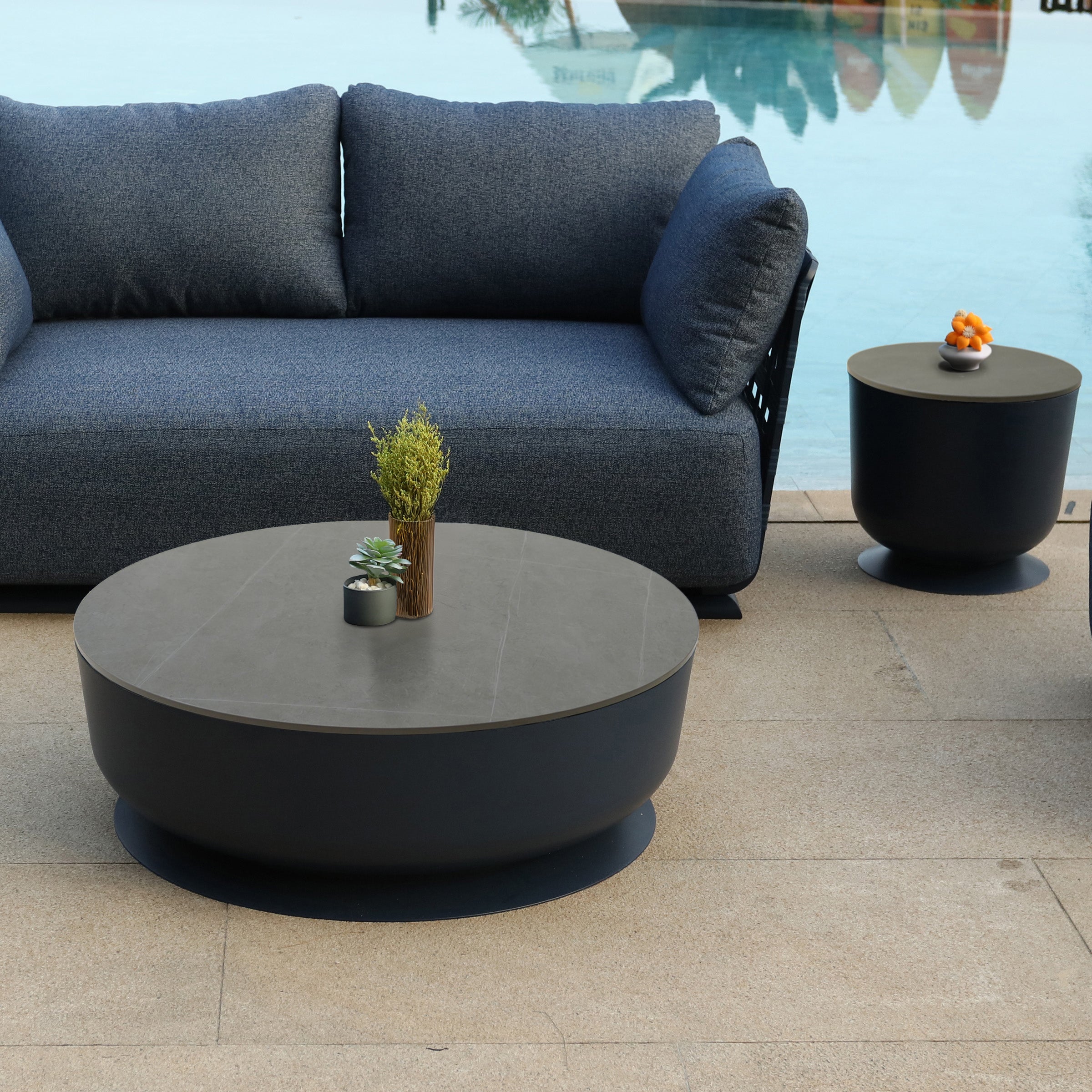 Penguin Outdoor Side Table MYX-CT00S - Outdoor Tables - ebarza Furniture UAE | Shop Modern Furniture in Abu Dhabi & Dubai - مفروشات ايبازرا في الامارات | تسوق اثاث عصري وديكورات مميزة في دبي وابوظبي