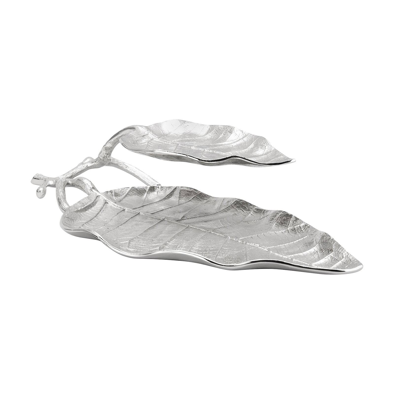 2 Layer Leaf Plate 26X45 Cm 153.19.01.1188 - Plates - ebarza Furniture UAE | Shop Modern Furniture in Abu Dhabi & Dubai - مفروشات ايبازرا في الامارات | تسوق اثاث عصري وديكورات مميزة في دبي وابوظبي