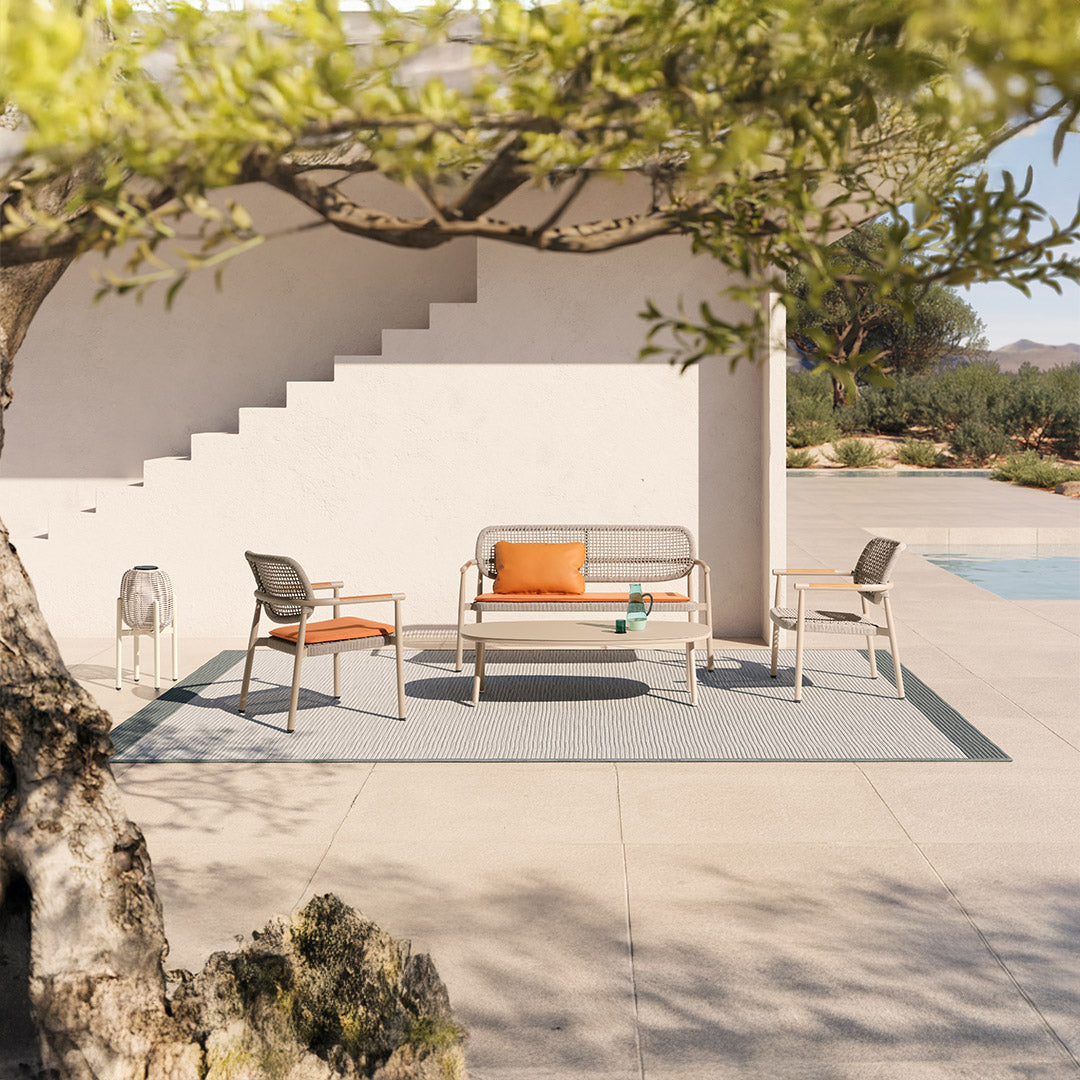 Pre-order 25 Days Delivery Lunra 2-SEATER SOFA With ROPE AC2004B11ROP - Outdoor Sofas - ebarza Furniture UAE | Shop Modern Furniture in Abu Dhabi & Dubai - مفروشات ايبازرا في الامارات | تسوق اثاث عصري وديكورات مميزة في دبي وابوظبي