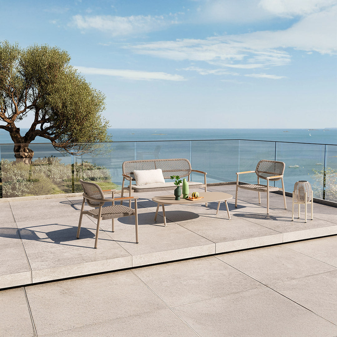 Pre-order 25 Days Delivery Lunra 2-SEATER SOFA With ROPE AC2004B11ROP - Outdoor Sofas - ebarza Furniture UAE | Shop Modern Furniture in Abu Dhabi & Dubai - مفروشات ايبازرا في الامارات | تسوق اثاث عصري وديكورات مميزة في دبي وابوظبي
