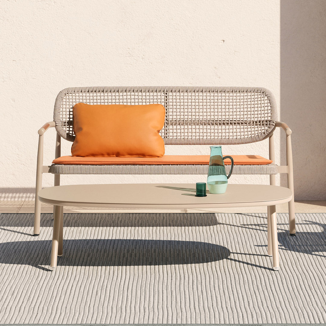 Pre-order 25 Days Delivery Lunra 2-SEATER SOFA With ROPE AC2004B11ROP - Outdoor Sofas - ebarza Furniture UAE | Shop Modern Furniture in Abu Dhabi & Dubai - مفروشات ايبازرا في الامارات | تسوق اثاث عصري وديكورات مميزة في دبي وابوظبي