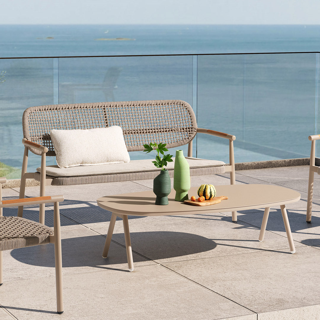 Pre-order 25 Days Delivery Lunra 2-SEATER SOFA With ROPE AC2004B11ROP - Outdoor Sofas - ebarza Furniture UAE | Shop Modern Furniture in Abu Dhabi & Dubai - مفروشات ايبازرا في الامارات | تسوق اثاث عصري وديكورات مميزة في دبي وابوظبي