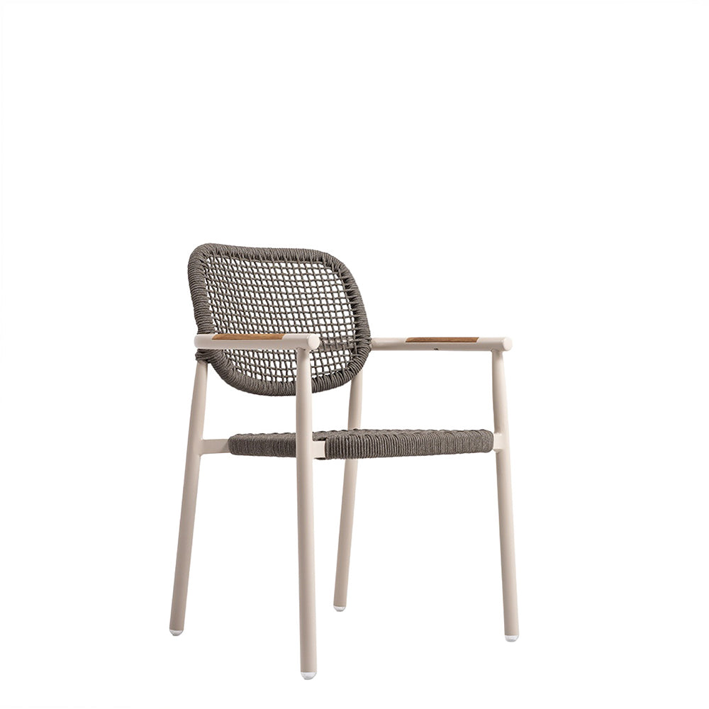 2004 DINING ARMCHAIR W/ROPE- AC2004B04ROP - Chairs - ebarza Furniture UAE | Shop Modern Furniture in Abu Dhabi & Dubai - مفروشات ايبازرا في الامارات | تسوق اثاث عصري وديكورات مميزة في دبي وابوظبي