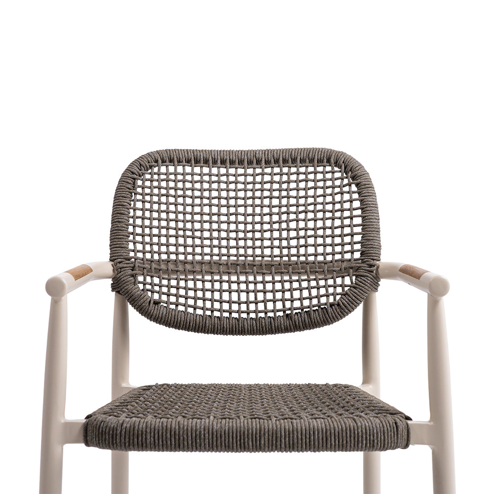 2004 DINING ARMCHAIR W/ROPE- AC2004B04ROP - Chairs - ebarza Furniture UAE | Shop Modern Furniture in Abu Dhabi & Dubai - مفروشات ايبازرا في الامارات | تسوق اثاث عصري وديكورات مميزة في دبي وابوظبي