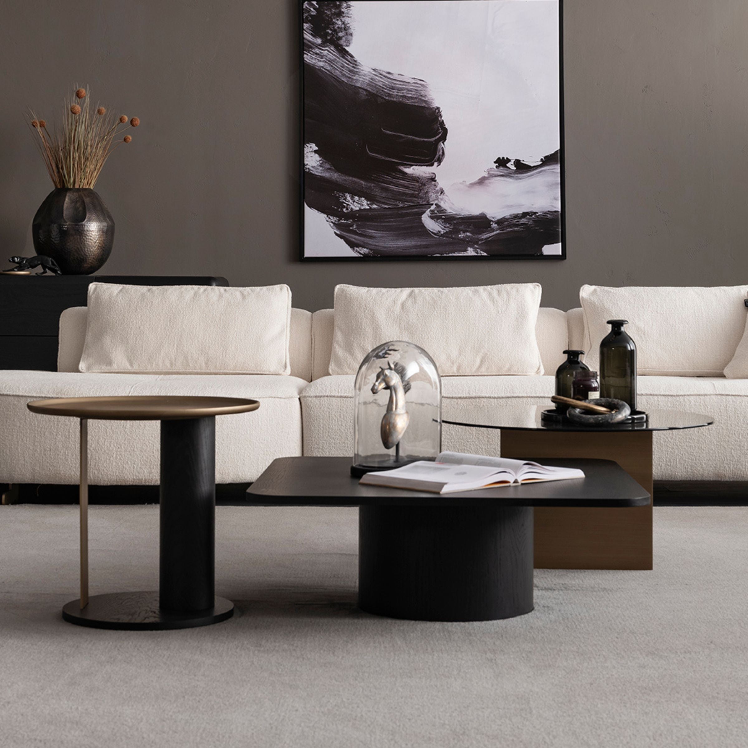 Grande Side Table ORXGRND-ST55 -  Side Tables - ebarza Furniture UAE | Shop Modern Furniture in Abu Dhabi & Dubai - مفروشات ايبازرا في الامارات | تسوق اثاث عصري وديكورات مميزة في دبي وابوظبي