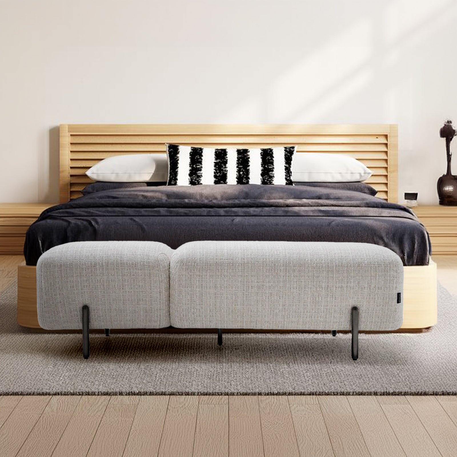 Rome Bed Bench BC751 - Benches - ebarza Furniture UAE | Shop Modern Furniture in Abu Dhabi & Dubai - مفروشات ايبازرا في الامارات | تسوق اثاث عصري وديكورات مميزة في دبي وابوظبي