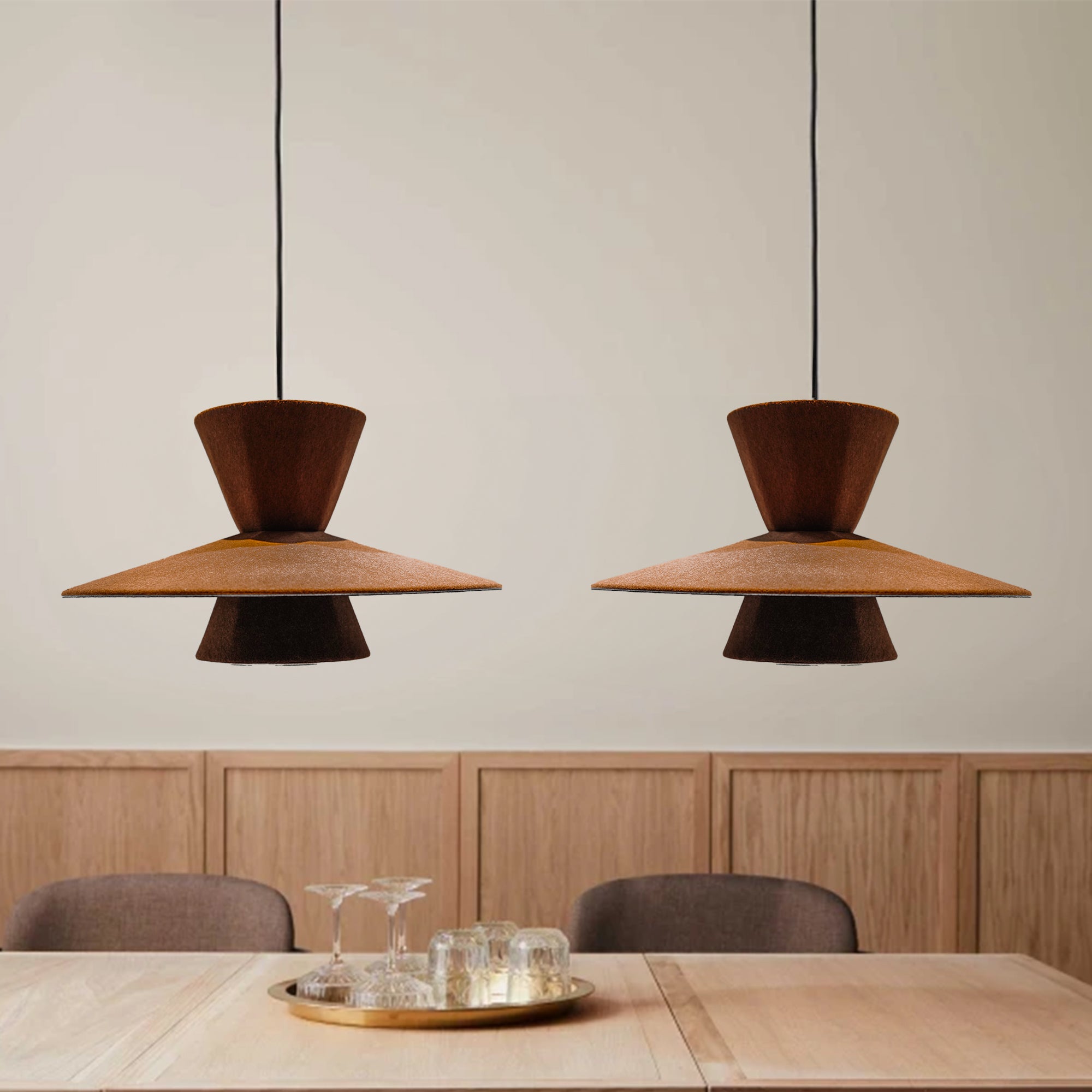 Felt Pendant Lamp FY-PE404-50-A - Pendant Lamps - ebarza Furniture UAE | Shop Modern Furniture in Abu Dhabi & Dubai - مفروشات ايبازرا في الامارات | تسوق اثاث عصري وديكورات مميزة في دبي وابوظبي