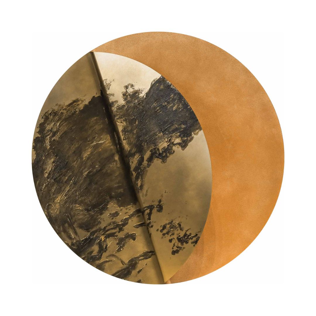 Handmade Frameless Stainless Steel Modeling In Texture Painting 2309D0111 -  Paintings - ebarza Furniture UAE | Shop Modern Furniture in Abu Dhabi & Dubai - مفروشات ايبازرا في الامارات | تسوق اثاث عصري وديكورات مميزة في دبي وابوظبي