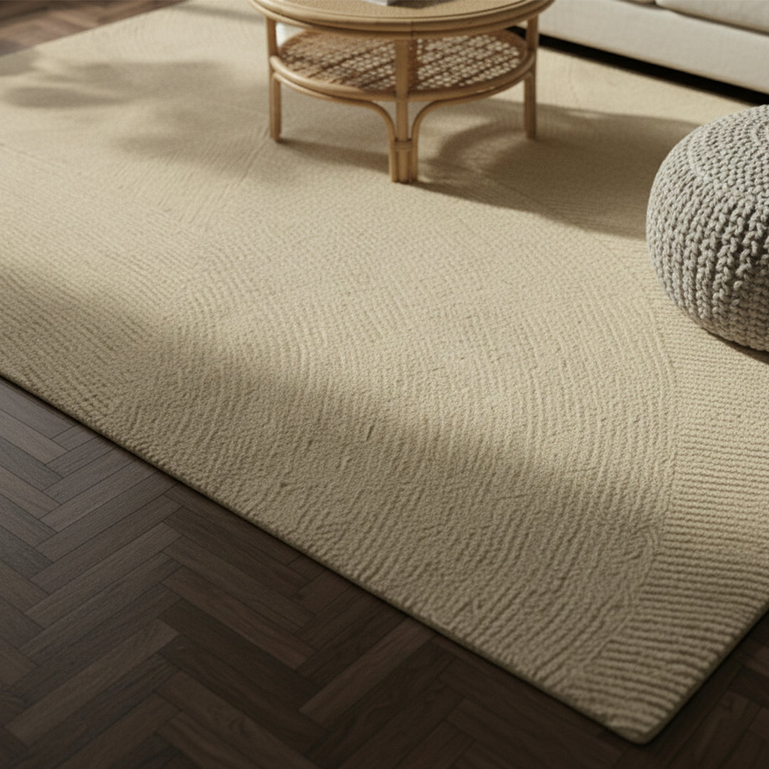 230X160 Cm WOOL BEIGE Rug JH-22738