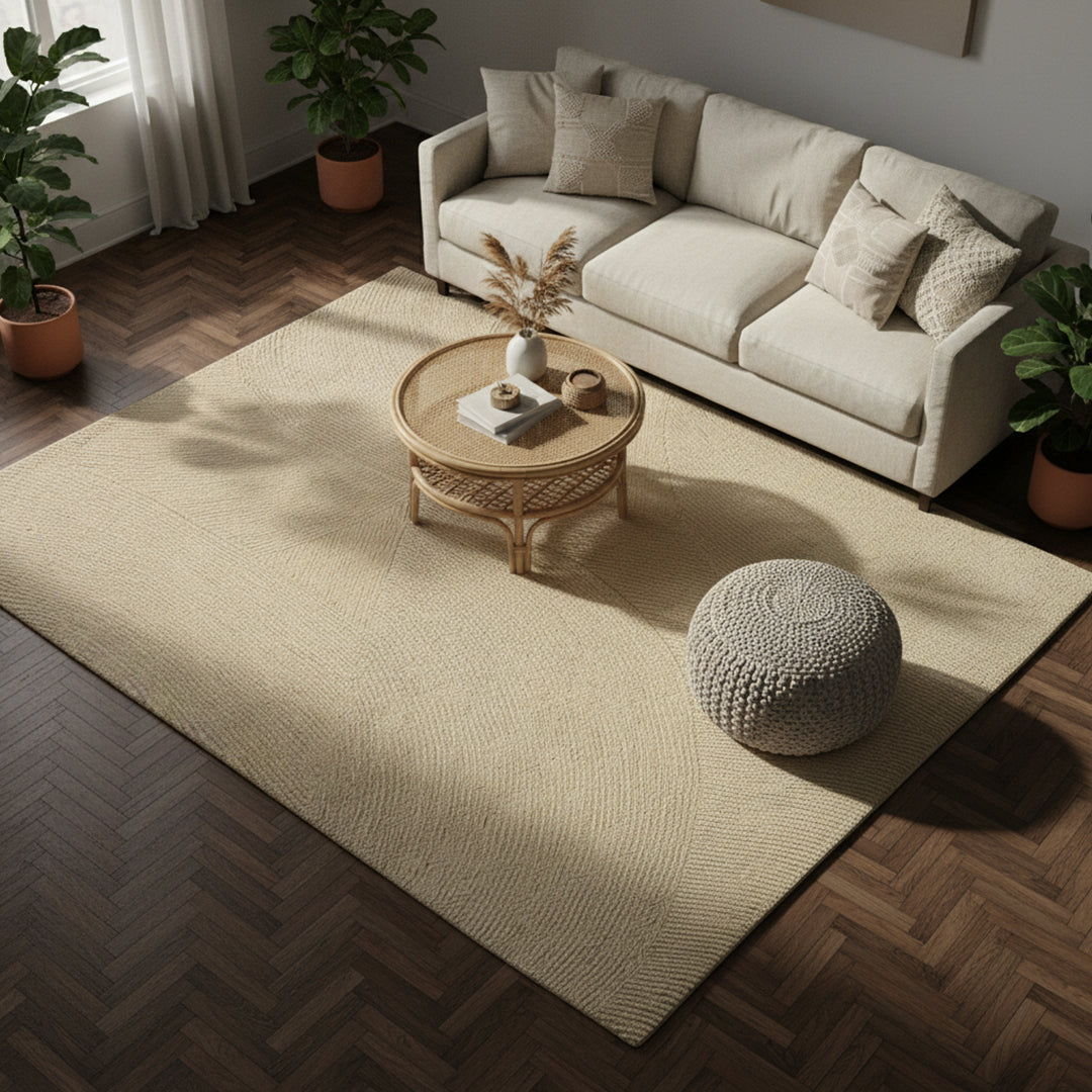 230X160 Cm WOOL BEIGE Rug JH-22738