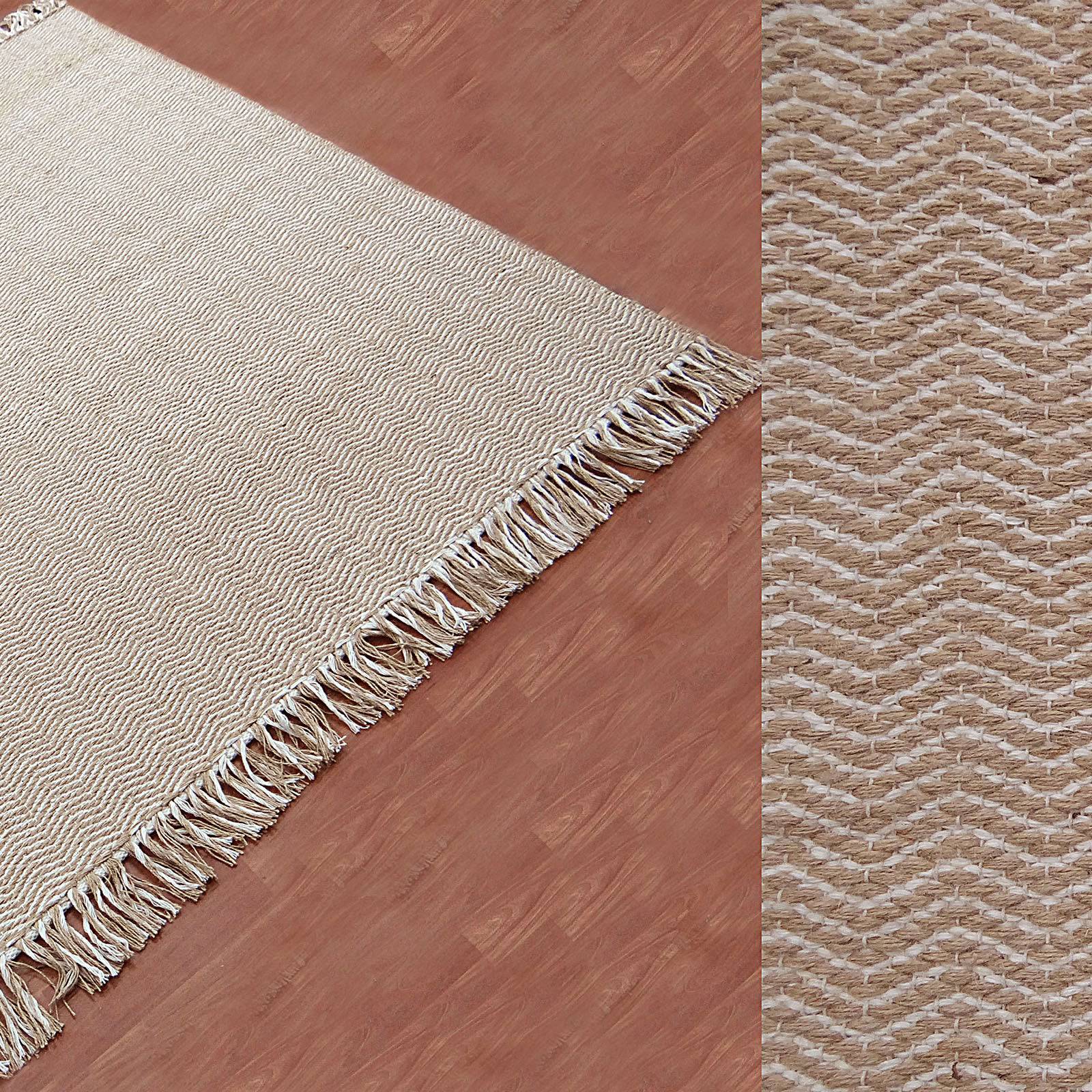 230X160 Cm Braided Handmade Jute Rug Jh-2340-L -  Rugs - ebarza Furniture UAE | Shop Modern Furniture in Abu Dhabi & Dubai - مفروشات ايبازرا في الامارات | تسوق اثاث عصري وديكورات مميزة في دبي وابوظبي