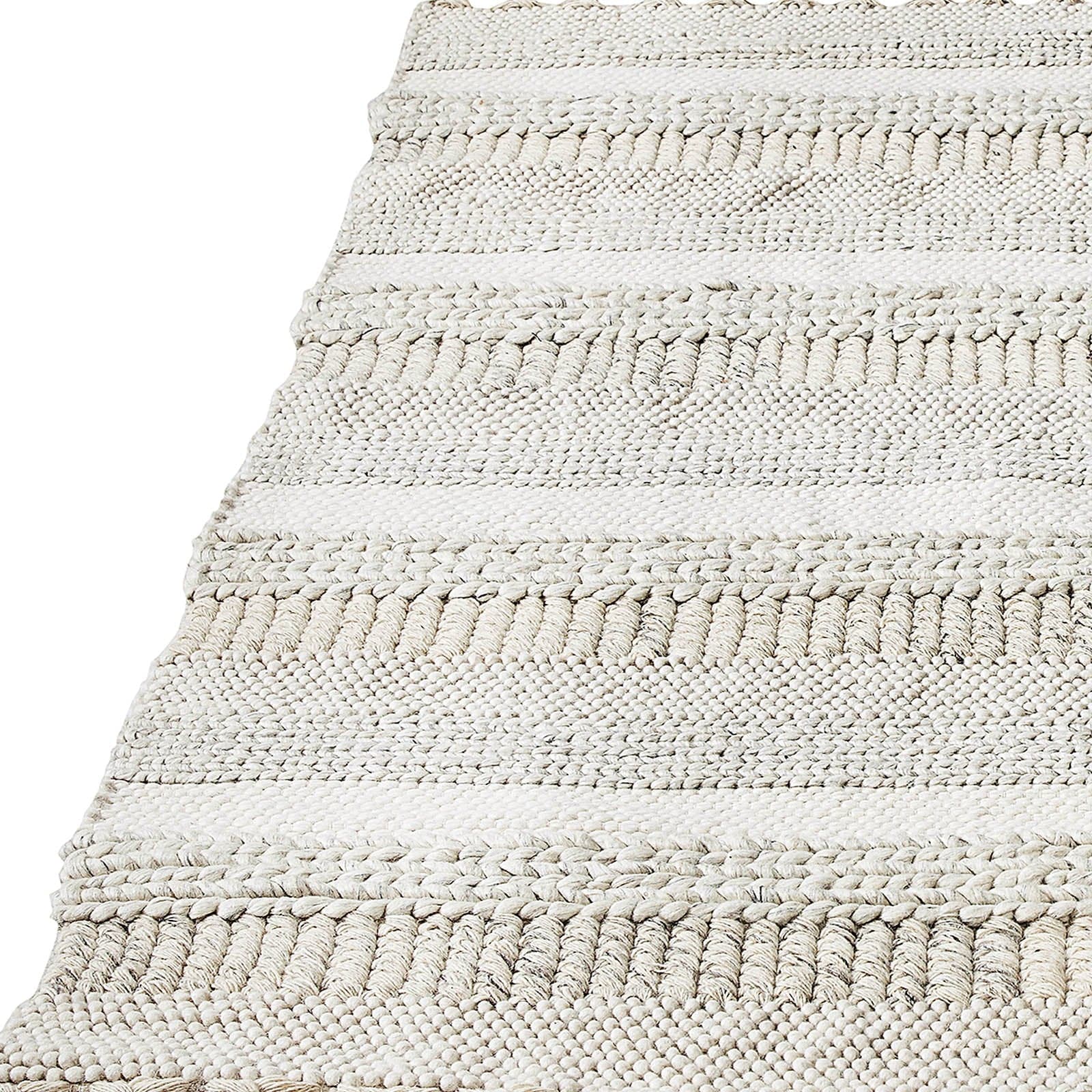 230X160 Cm Florida Handmade Wool Rug Fda-04-M - Rugs - ebarza Furniture UAE | Shop Modern Furniture in Abu Dhabi & Dubai - مفروشات ايبازرا في الامارات | تسوق اثاث عصري وديكورات مميزة في دبي وابوظبي