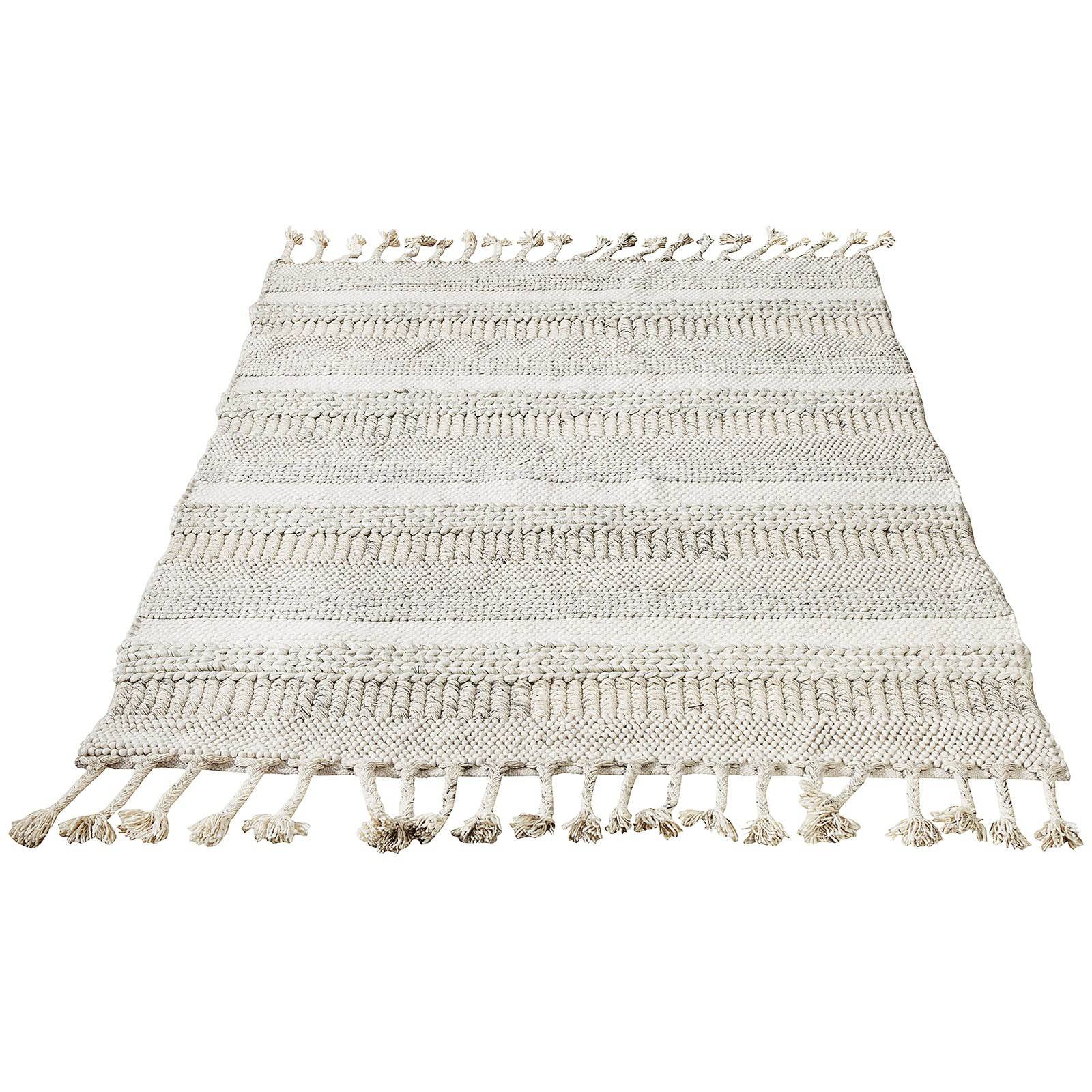 230X160 Cm Florida Handmade Wool Rug Fda-04-M - Rugs - ebarza Furniture UAE | Shop Modern Furniture in Abu Dhabi & Dubai - مفروشات ايبازرا في الامارات | تسوق اثاث عصري وديكورات مميزة في دبي وابوظبي