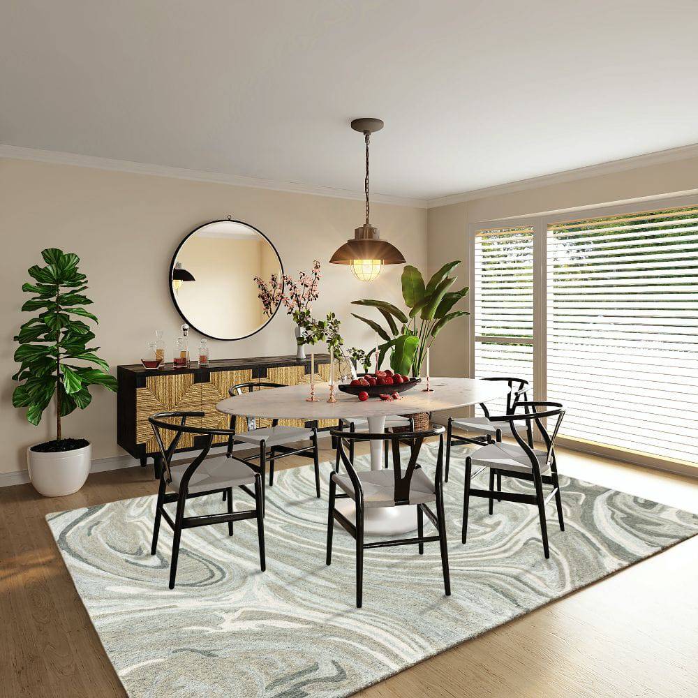 230X160 Cm Hand Tufted Wool Carpet Helena-Hel-01-L -  Rugs - ebarza Furniture UAE | Shop Modern Furniture in Abu Dhabi & Dubai - مفروشات ايبازرا في الامارات | تسوق اثاث عصري وديكورات مميزة في دبي وابوظبي