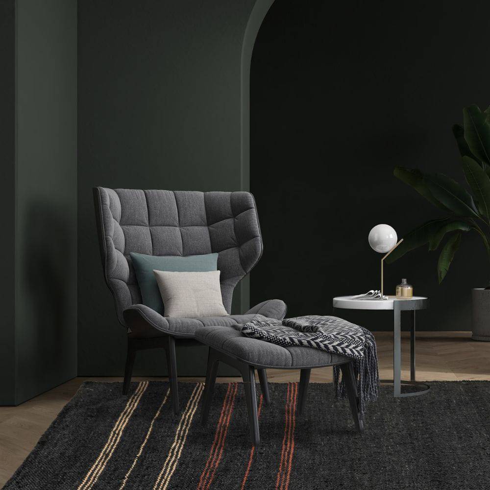 230X160 Cm Hand Woven Black Red Jute Rug Jhd-7002Br-L - Rugs - ebarza Furniture UAE | Shop Modern Furniture in Abu Dhabi & Dubai - مفروشات ايبازرا في الامارات | تسوق اثاث عصري وديكورات مميزة في دبي وابوظبي