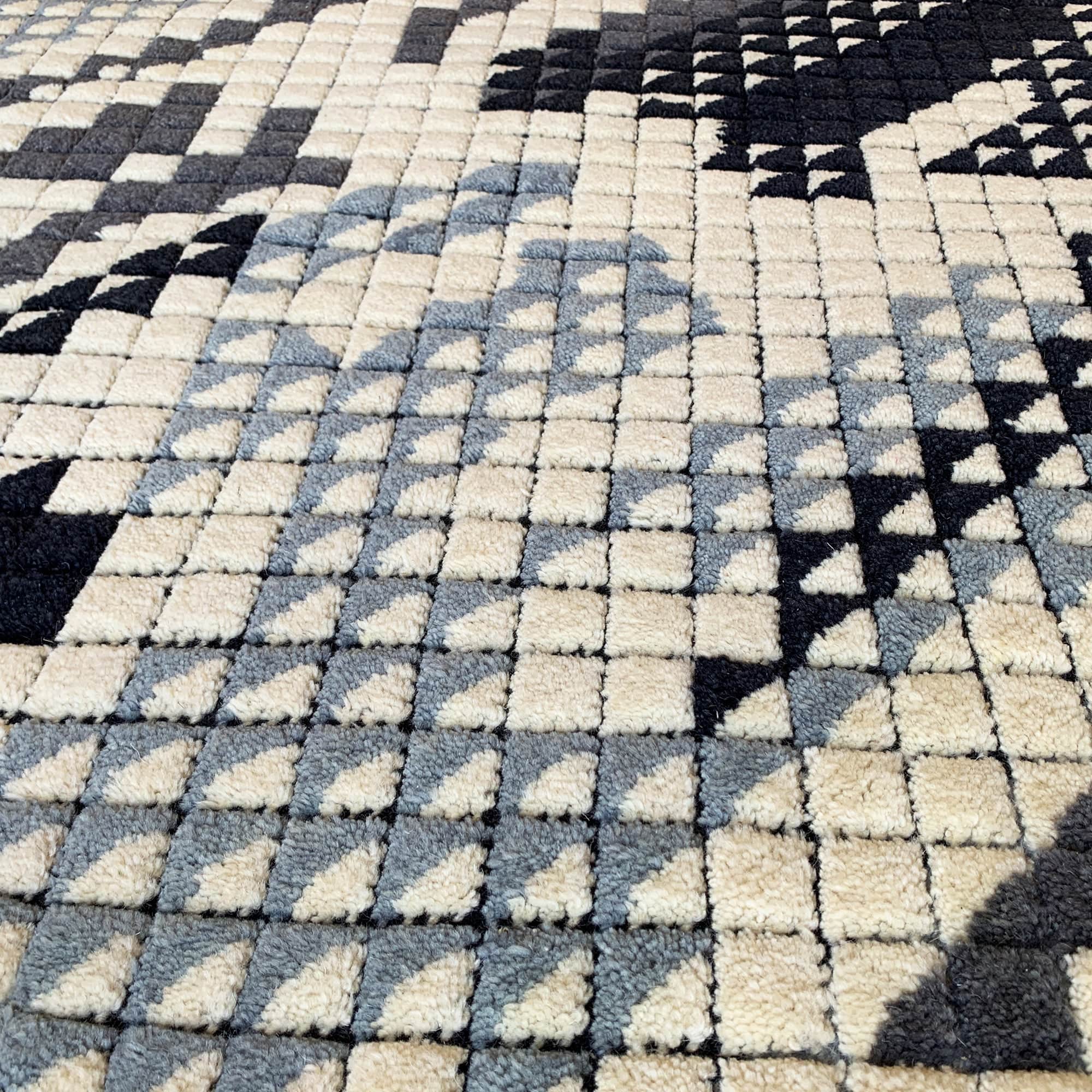 230X160 Cm Handmade Wool Rug Jh-20731-L -  Rugs - ebarza Furniture UAE | Shop Modern Furniture in Abu Dhabi & Dubai - مفروشات ايبازرا في الامارات | تسوق اثاث عصري وديكورات مميزة في دبي وابوظبي