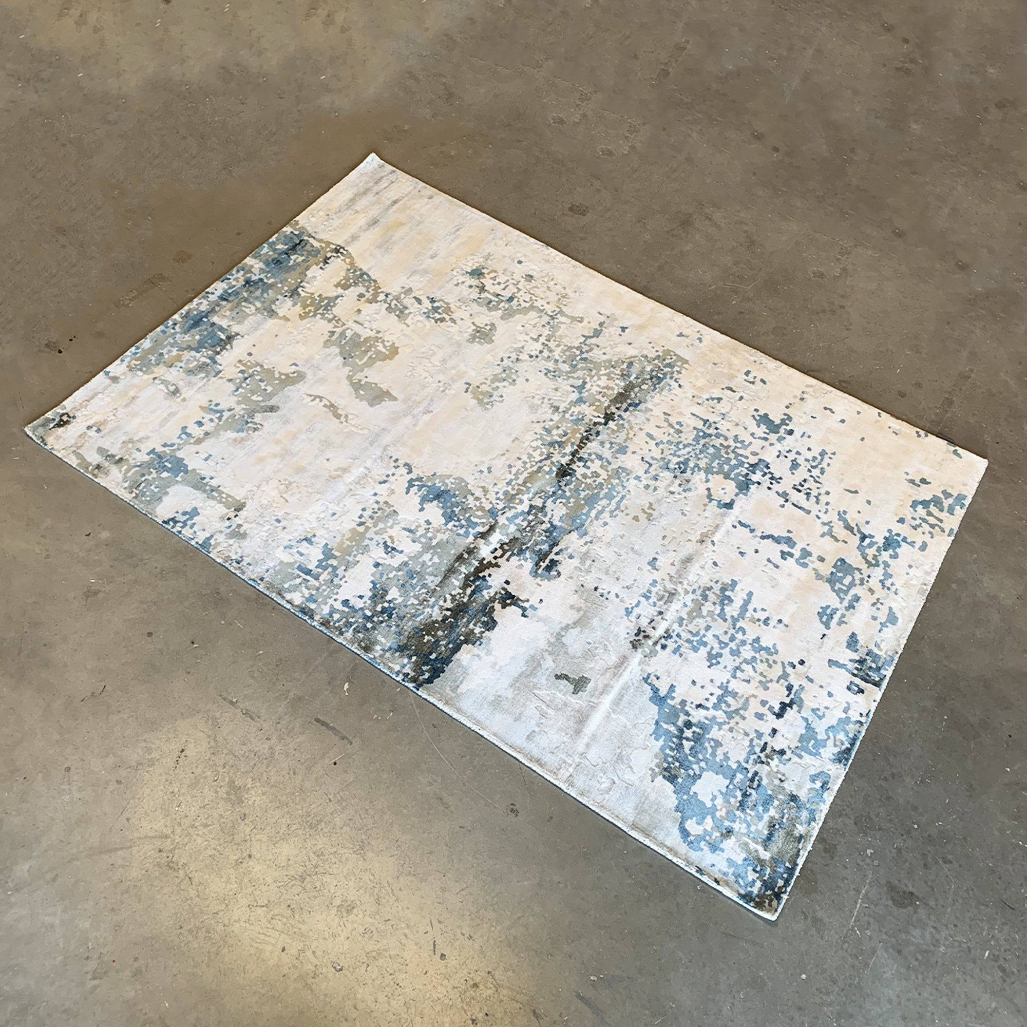 230X160 Cm Handmade Wool Rug Jh-20734-L - Rugs - ebarza Furniture UAE | Shop Modern Furniture in Abu Dhabi & Dubai - مفروشات ايبازرا في الامارات | تسوق اثاث عصري وديكورات مميزة في دبي وابوظبي