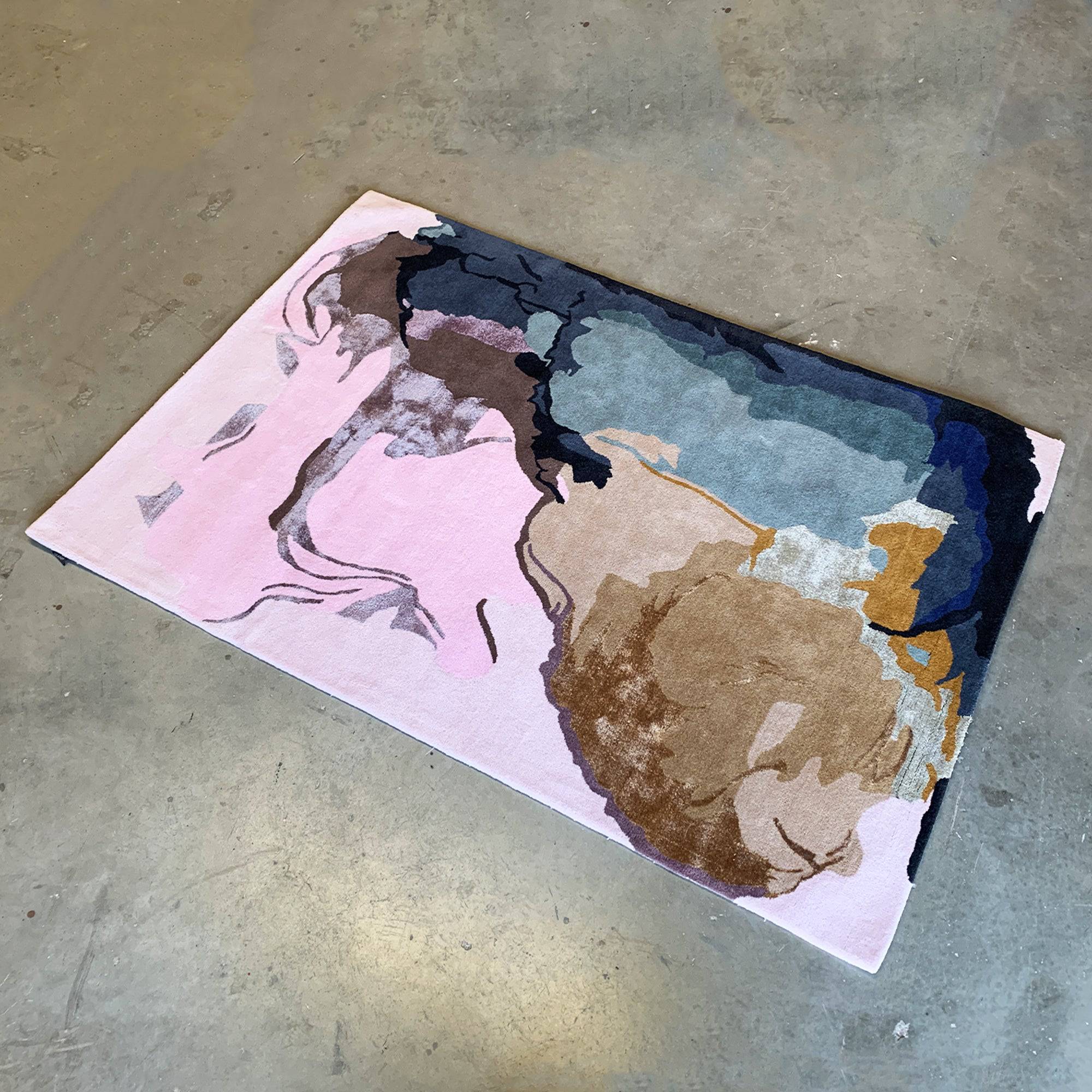 230X160 Cm Handmade Wool Rug Jh-20741-L - Rugs - ebarza Furniture UAE | Shop Modern Furniture in Abu Dhabi & Dubai - مفروشات ايبازرا في الامارات | تسوق اثاث عصري وديكورات مميزة في دبي وابوظبي