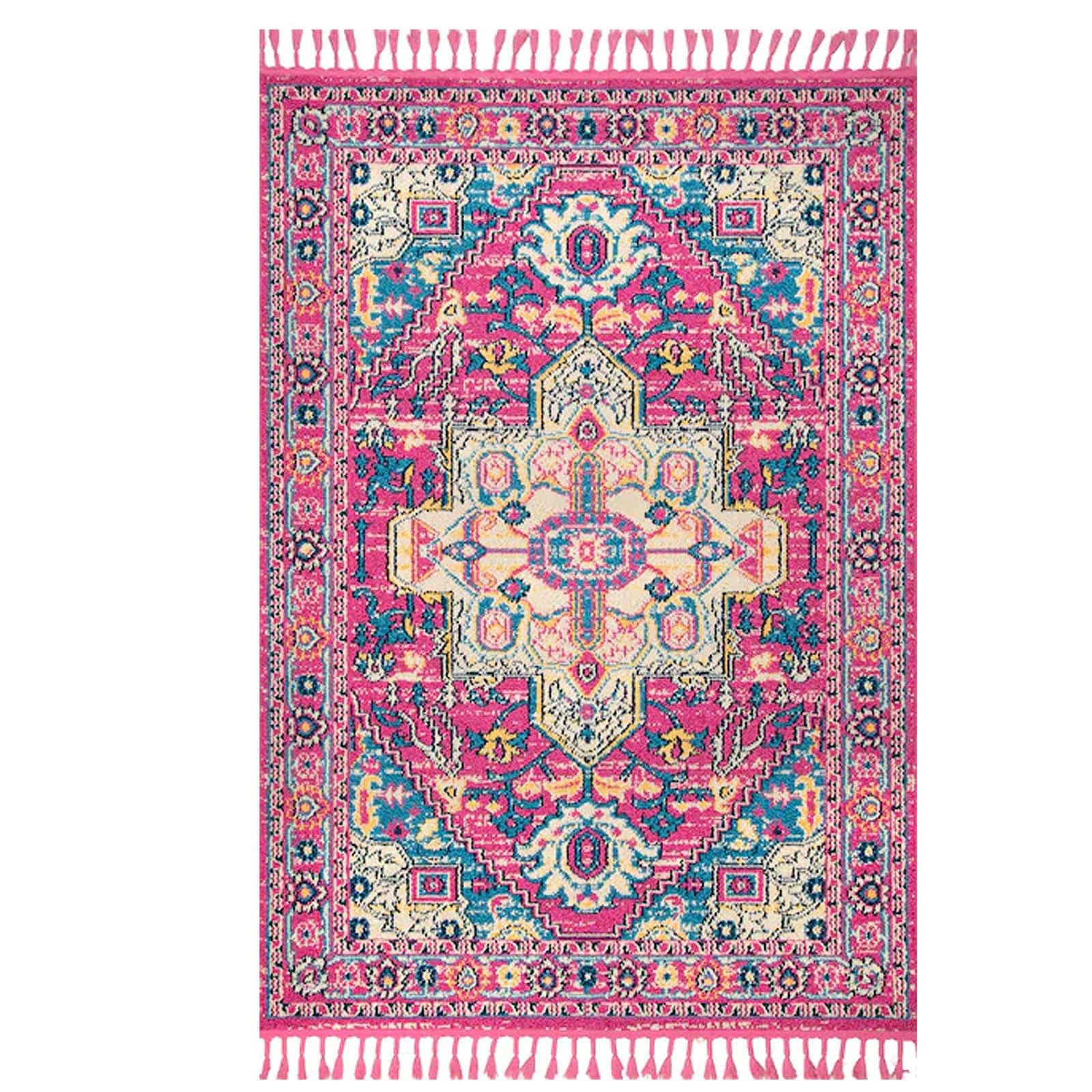 230X160 Cm Morocco Handmade Wool Rug Jh-20008-L - Rugs - ebarza Furniture UAE | Shop Modern Furniture in Abu Dhabi & Dubai - مفروشات ايبازرا في الامارات | تسوق اثاث عصري وديكورات مميزة في دبي وابوظبي