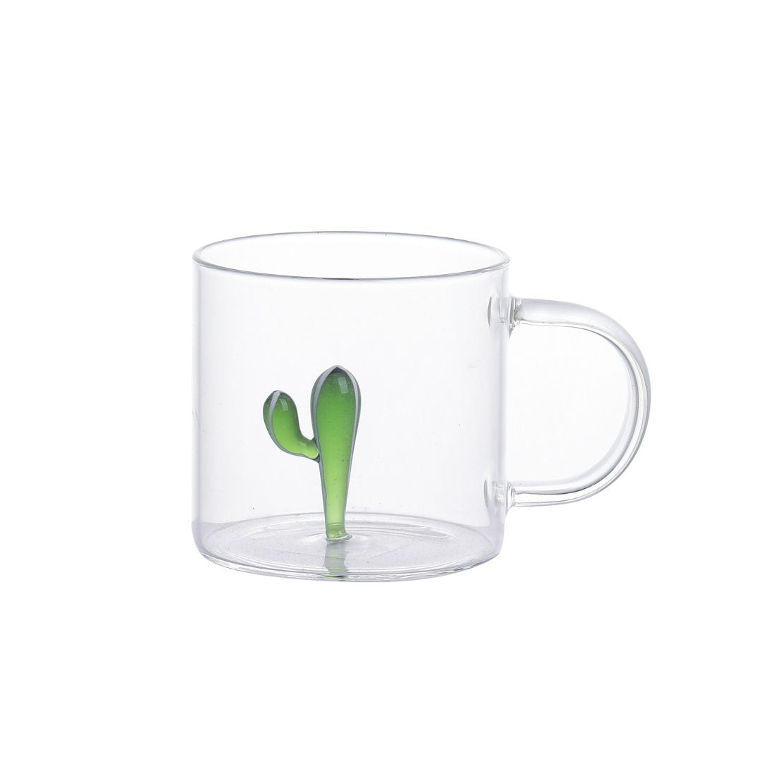 Cactus Mug 340ml 23329E -  Drinkware - ebarza Furniture UAE | Shop Modern Furniture in Abu Dhabi & Dubai - مفروشات ايبازرا في الامارات | تسوق اثاث عصري وديكورات مميزة في دبي وابوظبي