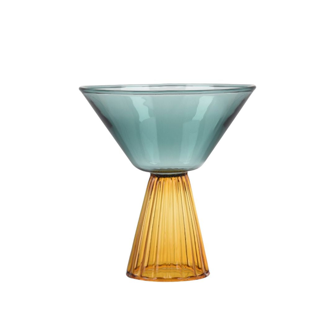 Two Tone Cocktail Glass 150ml 23773D -  Drinkware - ebarza Furniture UAE | Shop Modern Furniture in Abu Dhabi & Dubai - مفروشات ايبازرا في الامارات | تسوق اثاث عصري وديكورات مميزة في دبي وابوظبي