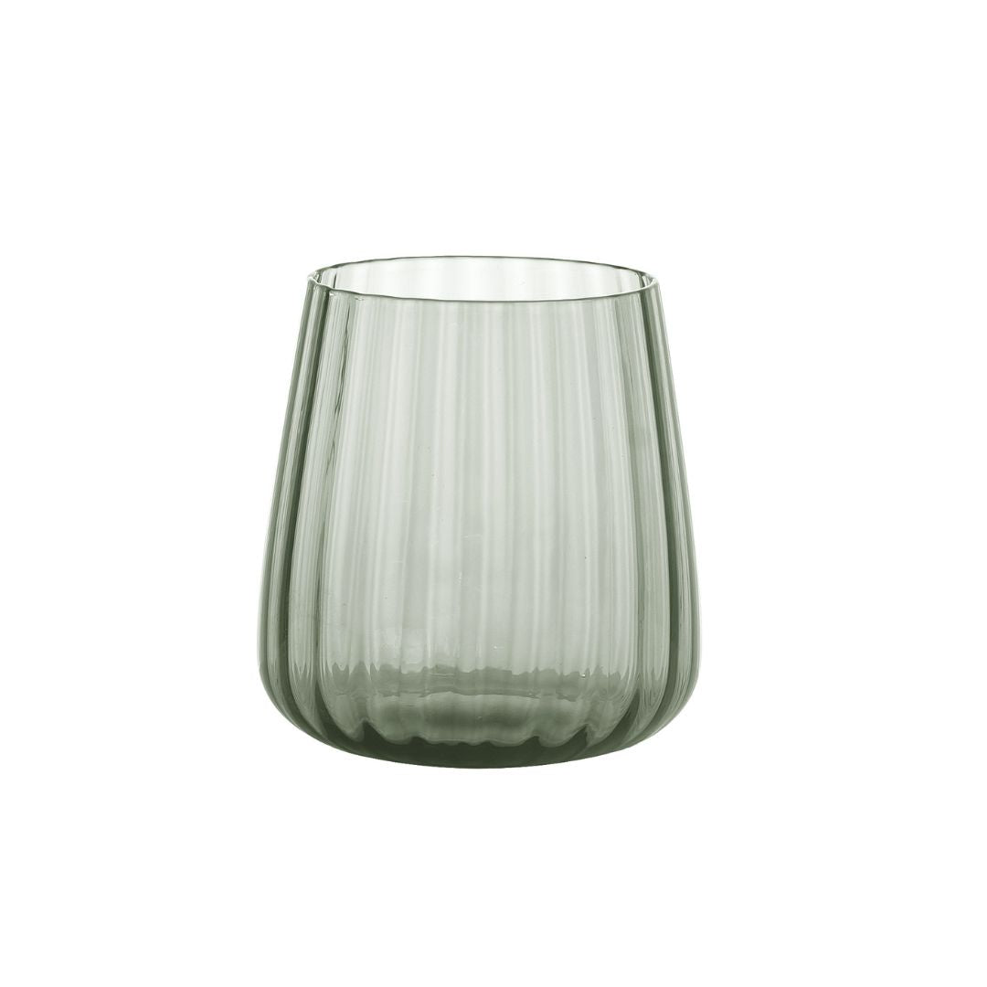 Green Drinking Glass 370ml 23F040E1 -  Drinkware - ebarza Furniture UAE | Shop Modern Furniture in Abu Dhabi & Dubai - مفروشات ايبازرا في الامارات | تسوق اثاث عصري وديكورات مميزة في دبي وابوظبي