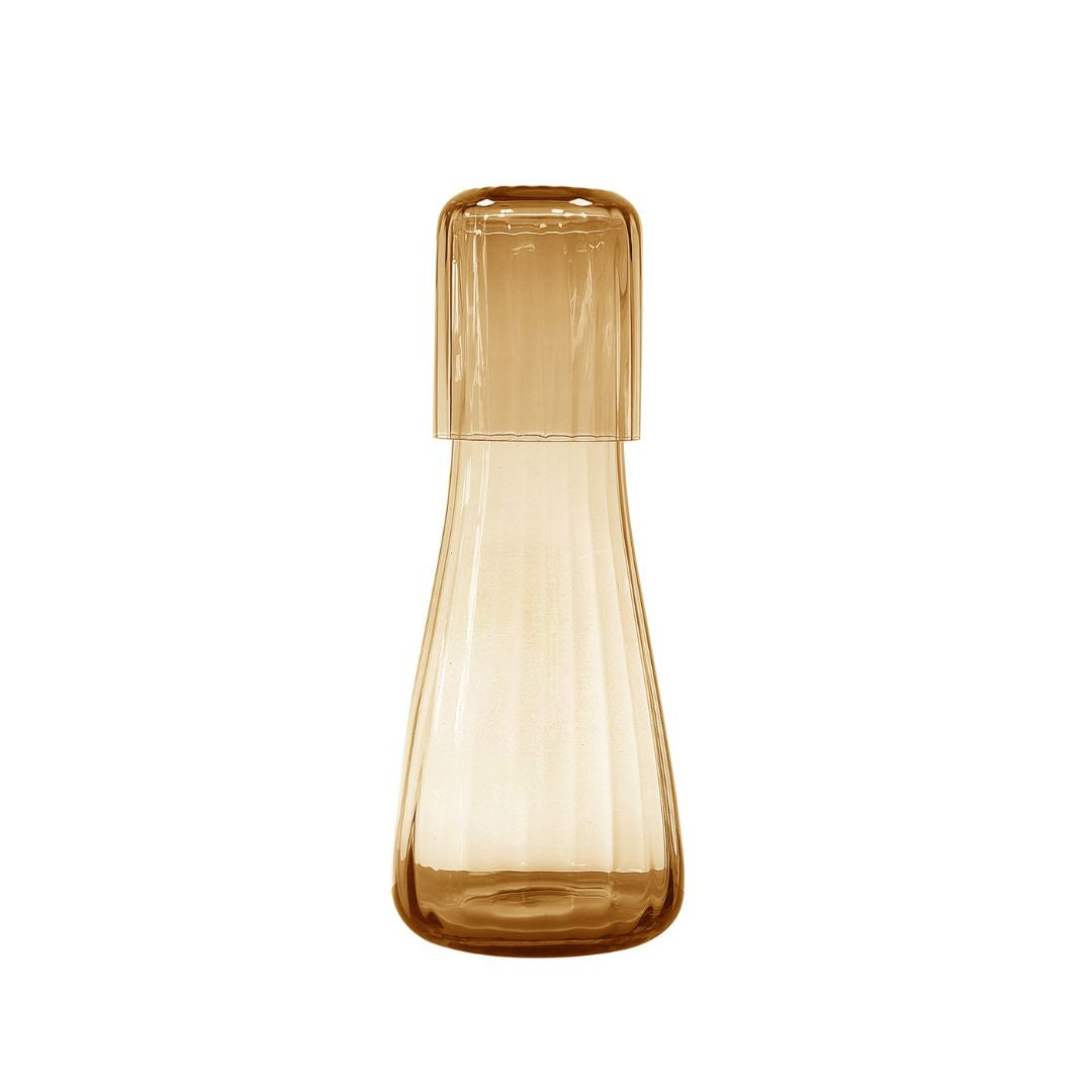 Amber Carafe & Tumbler 1.2L & 150ml 23F040P1 - Drinkware - ebarza Furniture UAE | Shop Modern Furniture in Abu Dhabi & Dubai - مفروشات ايبازرا في الامارات | تسوق اثاث عصري وديكورات مميزة في دبي وابوظبي