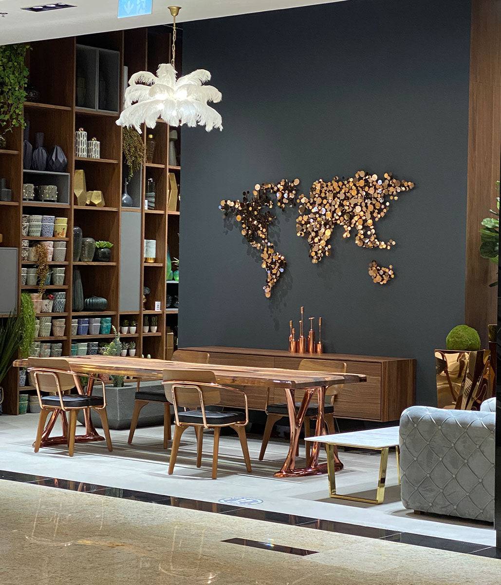 240X100 Cm Live Edge Resin Dining Table Top San240X100 - Table Tops - ebarza Furniture UAE | Shop Modern Furniture in Abu Dhabi & Dubai - مفروشات ايبازرا في الامارات | تسوق اثاث عصري وديكورات مميزة في دبي وابوظبي