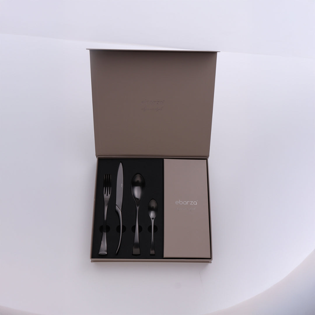 24 Pieces Noble Cutlery Set 8034MB - Cutlery Sets - ebarza Furniture UAE | Shop Modern Furniture in Abu Dhabi & Dubai - مفروشات ايبازرا في الامارات | تسوق اثاث عصري وديكورات مميزة في دبي وابوظبي