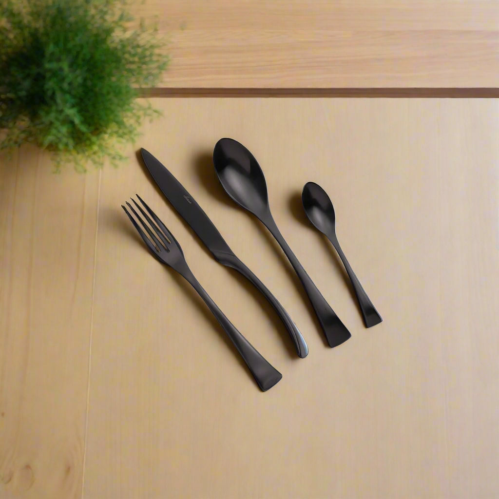 24 Pieces Noble Cutlery Set 8034MB - Cutlery Sets - ebarza Furniture UAE | Shop Modern Furniture in Abu Dhabi & Dubai - مفروشات ايبازرا في الامارات | تسوق اثاث عصري وديكورات مميزة في دبي وابوظبي