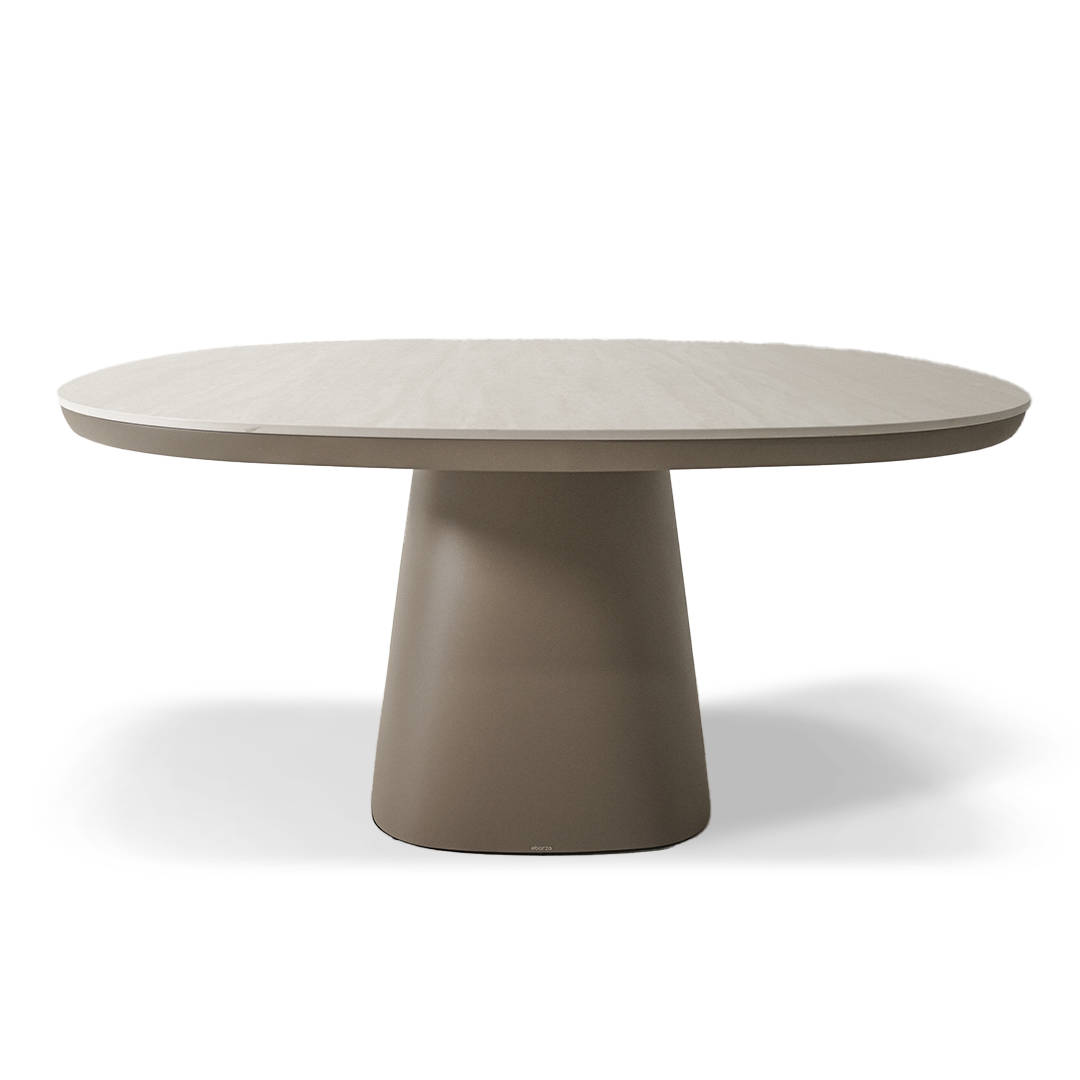 Pre-order 35 Days Delivery Cayenne Outdoor Ceramic Top Dining Table 150cm - AM9030N47CER+AL5540H37ALU/Cayenne - Outdoor Tables - ebarza Furniture UAE | Shop Modern Furniture in Abu Dhabi & Dubai - مفروشات ايبازرا في الامارات | تسوق اثاث عصري وديكورات مميزة في دبي وابوظبي