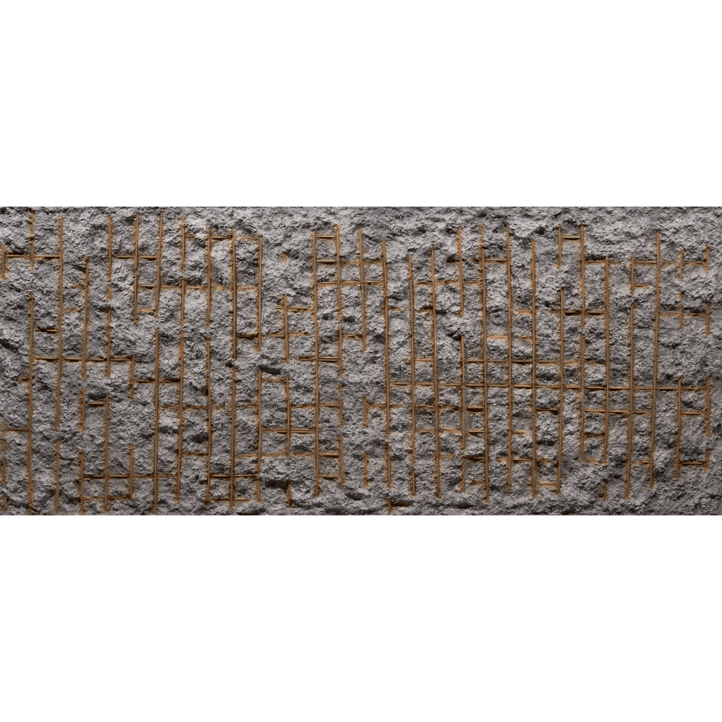 296X127Cm Ruina Ocre Steel Decoration Wall Panel A-302 - Wall Panels - ebarza Furniture UAE | Shop Modern Furniture in Abu Dhabi & Dubai - مفروشات ايبازرا في الامارات | تسوق اثاث عصري وديكورات مميزة في دبي وابوظبي