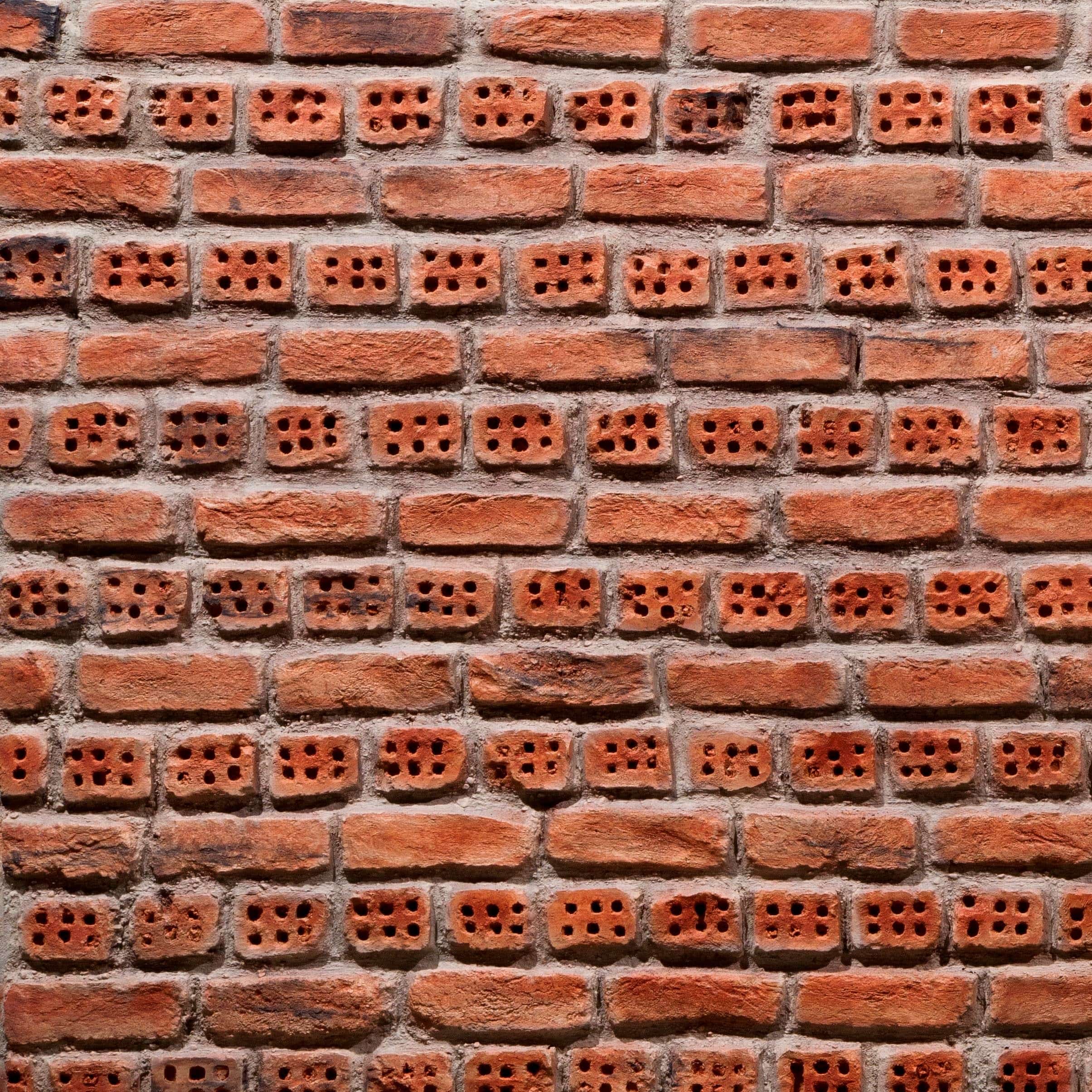 299X129Cm Ladrillo Perforado Eclectic Bricks Decoration  Wall Panel B-452 -  Wall Panels - ebarza Furniture UAE | Shop Modern Furniture in Abu Dhabi & Dubai - مفروشات ايبازرا في الامارات | تسوق اثاث عصري وديكورات مميزة في دبي وابوظبي