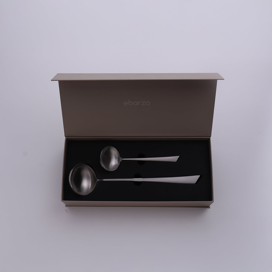 2 Pieces Edge Cutlery Set 6580S2 - Cutlery Sets - ebarza Furniture UAE | Shop Modern Furniture in Abu Dhabi & Dubai - مفروشات ايبازرا في الامارات | تسوق اثاث عصري وديكورات مميزة في دبي وابوظبي