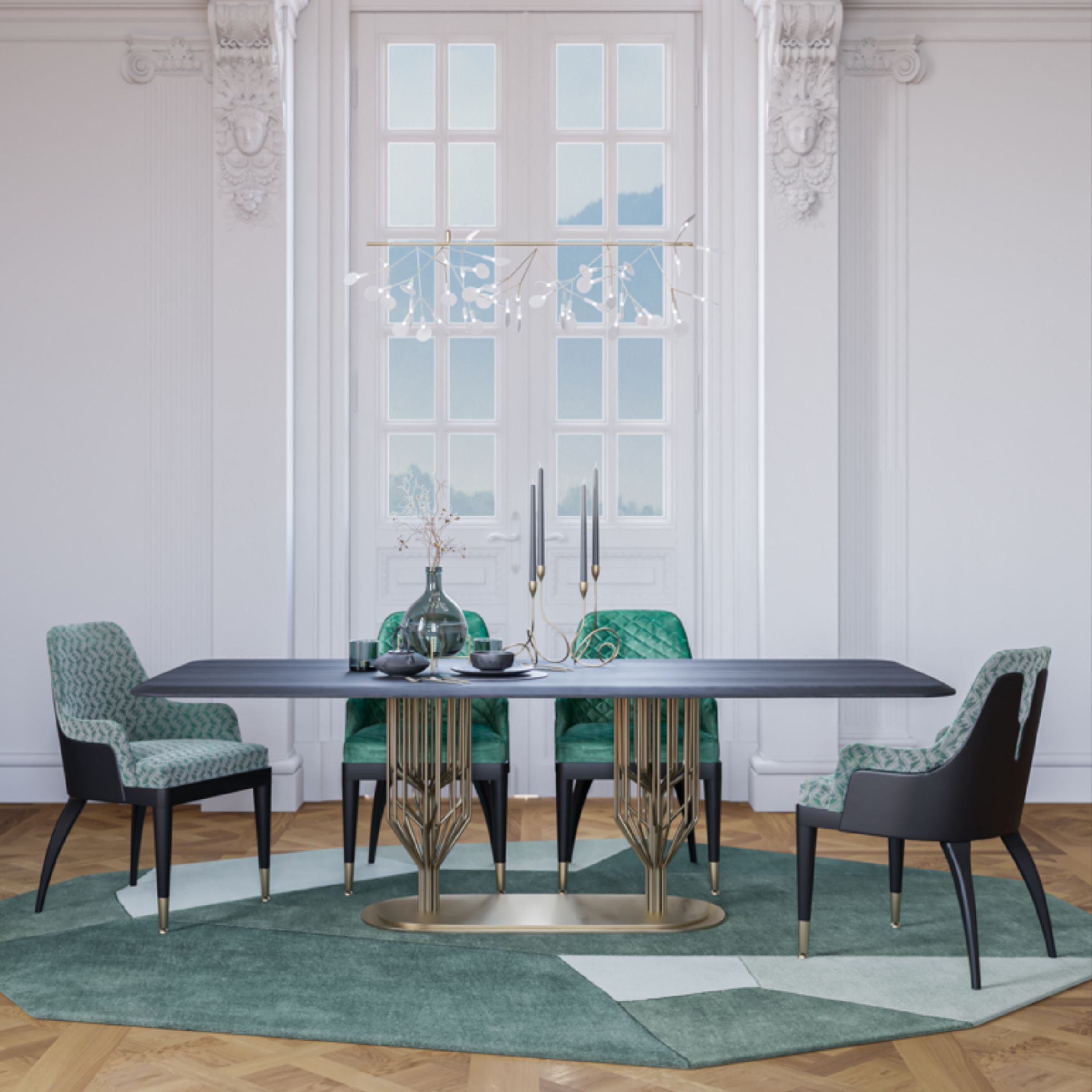 Display Item - Bug Dining Table Bug-240Nakheel - DISPLAY ITEM - ebarza Furniture UAE | Shop Modern Furniture in Abu Dhabi & Dubai - مفروشات ايبازرا في الامارات | تسوق اثاث عصري وديكورات مميزة في دبي وابوظبي