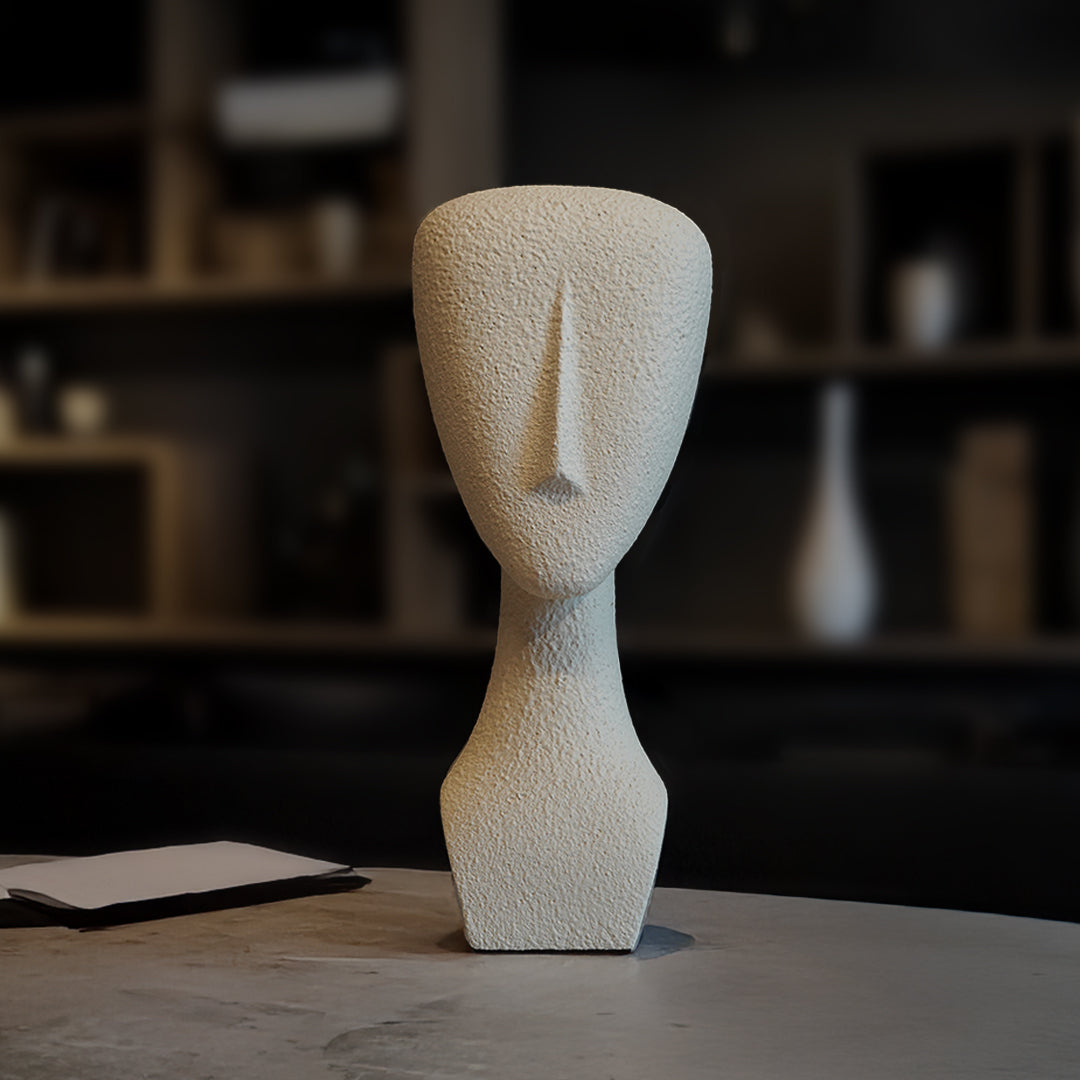 Table SCULPTURE - HTD-CML15009-1-Beige -  Home Decor Figurines - ebarza Furniture UAE | Shop Modern Furniture in Abu Dhabi & Dubai - مفروشات ايبازرا في الامارات | تسوق اثاث عصري وديكورات مميزة في دبي وابوظبي