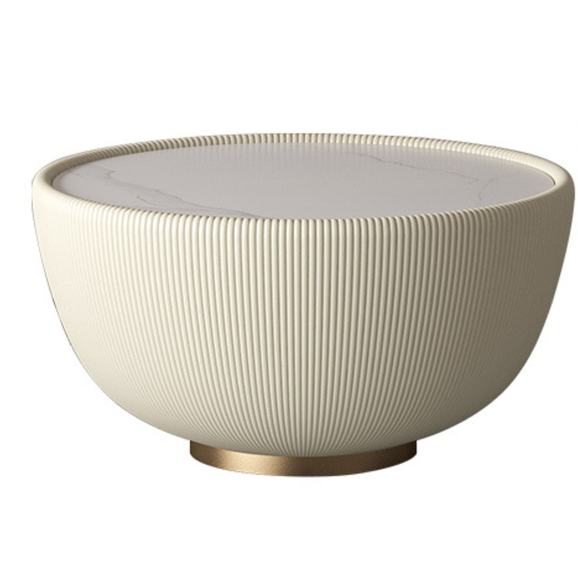 Neat of White Sintered Stone Coffee Table MLL-D34WS -  Coffee tables - ebarza Furniture UAE | Shop Modern Furniture in Abu Dhabi & Dubai - مفروشات ايبازرا في الامارات | تسوق اثاث عصري وديكورات مميزة في دبي وابوظبي