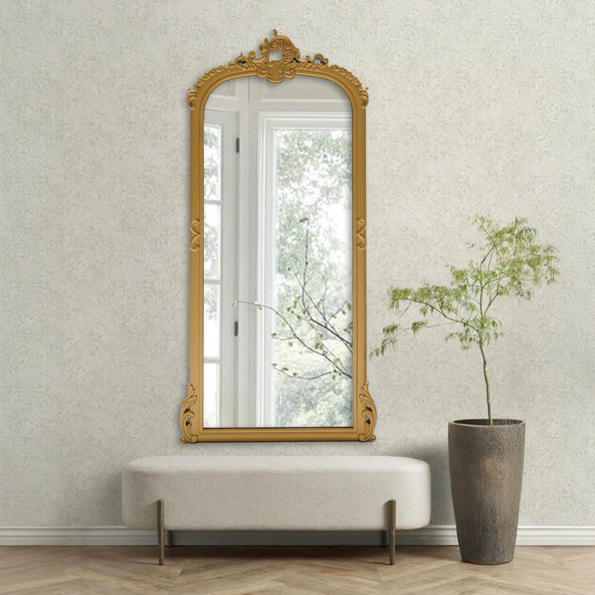 As Is Decorative Mirror Oa-80114 - DISPLAY ITEM - ebarza Furniture UAE | Shop Modern Furniture in Abu Dhabi & Dubai - مفروشات ايبازرا في الامارات | تسوق اثاث عصري وديكورات مميزة في دبي وابوظبي