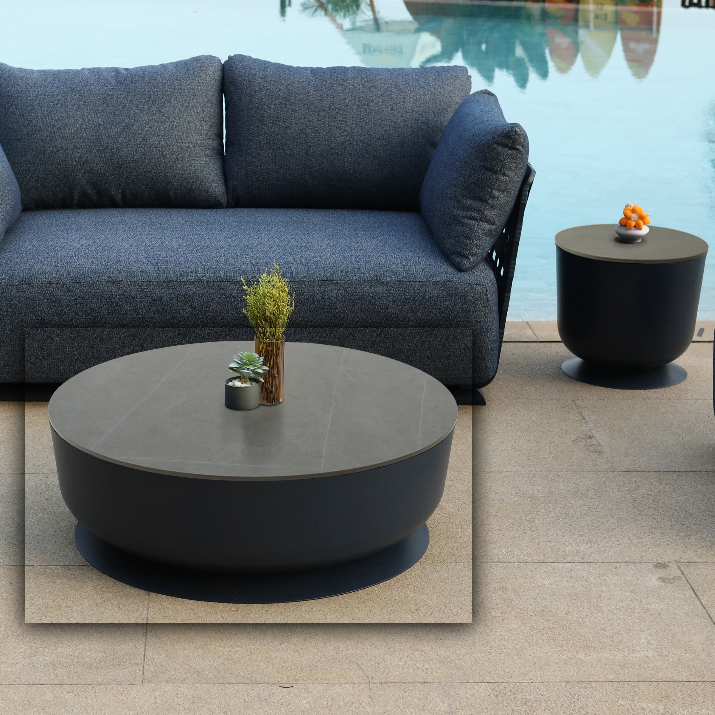 Penguin Outdoor Coffee Table MYX-CT00B - Outdoor Tables - ebarza Furniture UAE | Shop Modern Furniture in Abu Dhabi & Dubai - مفروشات ايبازرا في الامارات | تسوق اثاث عصري وديكورات مميزة في دبي وابوظبي