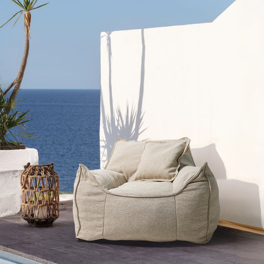 45*45 PILLOW With Zipper - Laconcha140-Beige - Cushions - ebarza Furniture UAE | Shop Modern Furniture in Abu Dhabi & Dubai - مفروشات ايبازرا في الامارات | تسوق اثاث عصري وديكورات مميزة في دبي وابوظبي