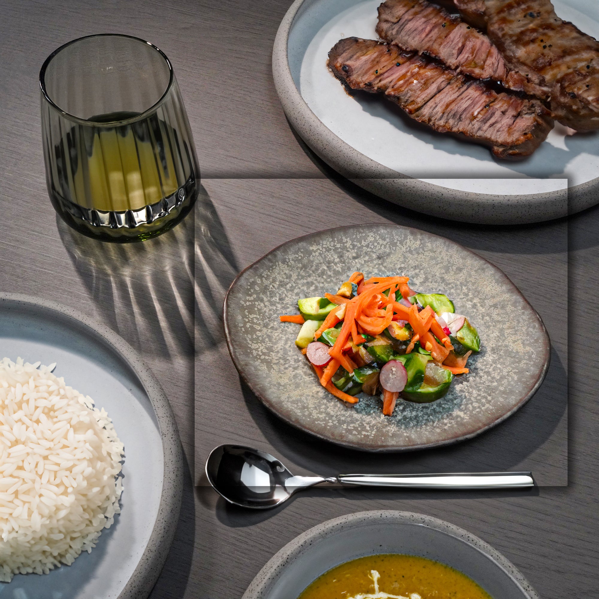 Ancient Design Ceramic Plate E764-P-06081 7 - Plates - ebarza Furniture UAE | Shop Modern Furniture in Abu Dhabi & Dubai - مفروشات ايبازرا في الامارات | تسوق اثاث عصري وديكورات مميزة في دبي وابوظبي