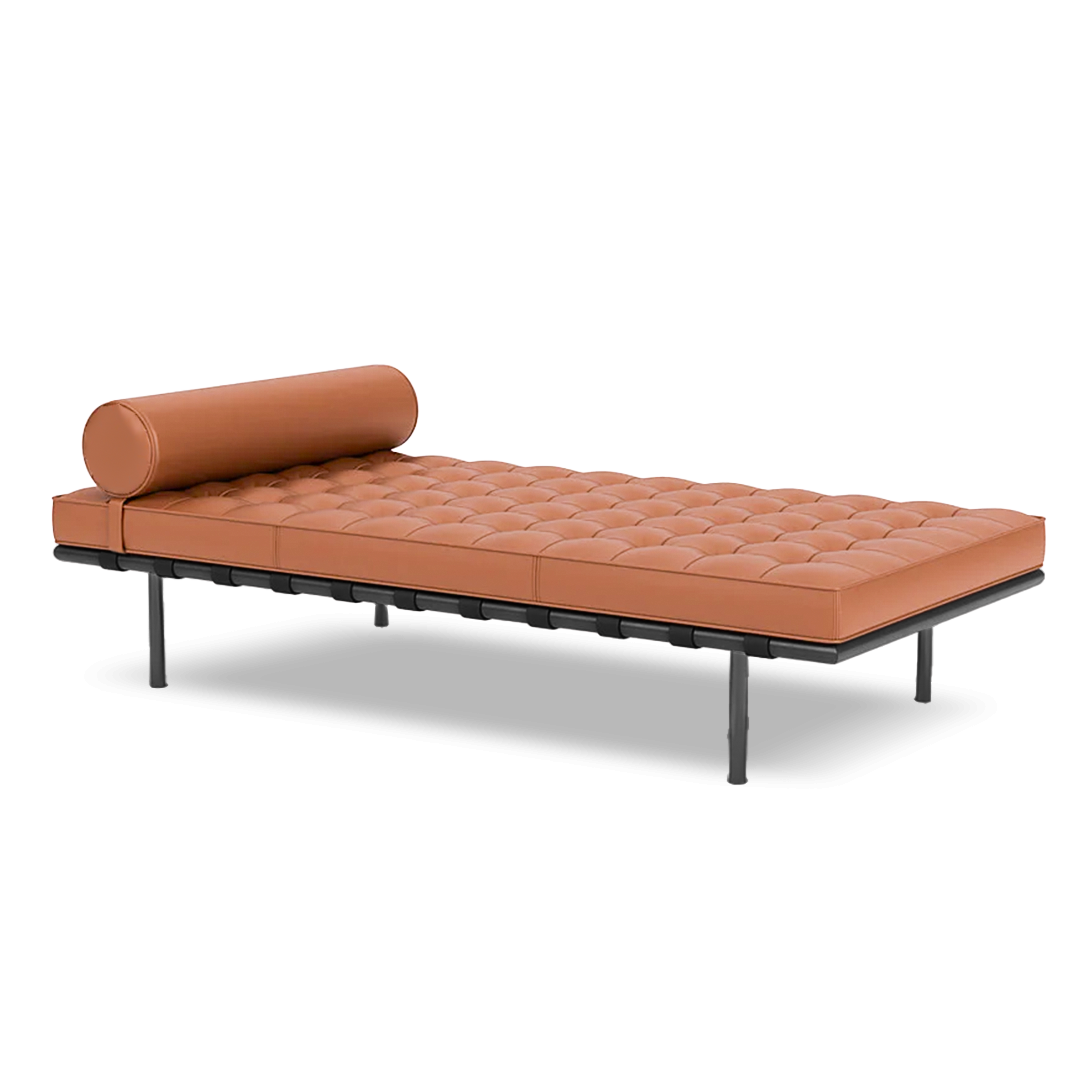 Classic Day Bed BP8055-HL - Caramel - Lounge Chairs - ebarza Furniture UAE | Shop Modern Furniture in Abu Dhabi & Dubai - مفروشات ايبازرا في الامارات | تسوق اثاث عصري وديكورات مميزة في دبي وابوظبي
