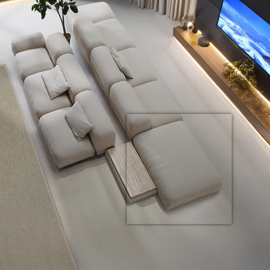 Kaisa Modular Chaise PZ-SOFA-101/Chaise -  Sofas - ebarza Furniture UAE | Shop Modern Furniture in Abu Dhabi & Dubai - مفروشات ايبازرا في الامارات | تسوق اثاث عصري وديكورات مميزة في دبي وابوظبي