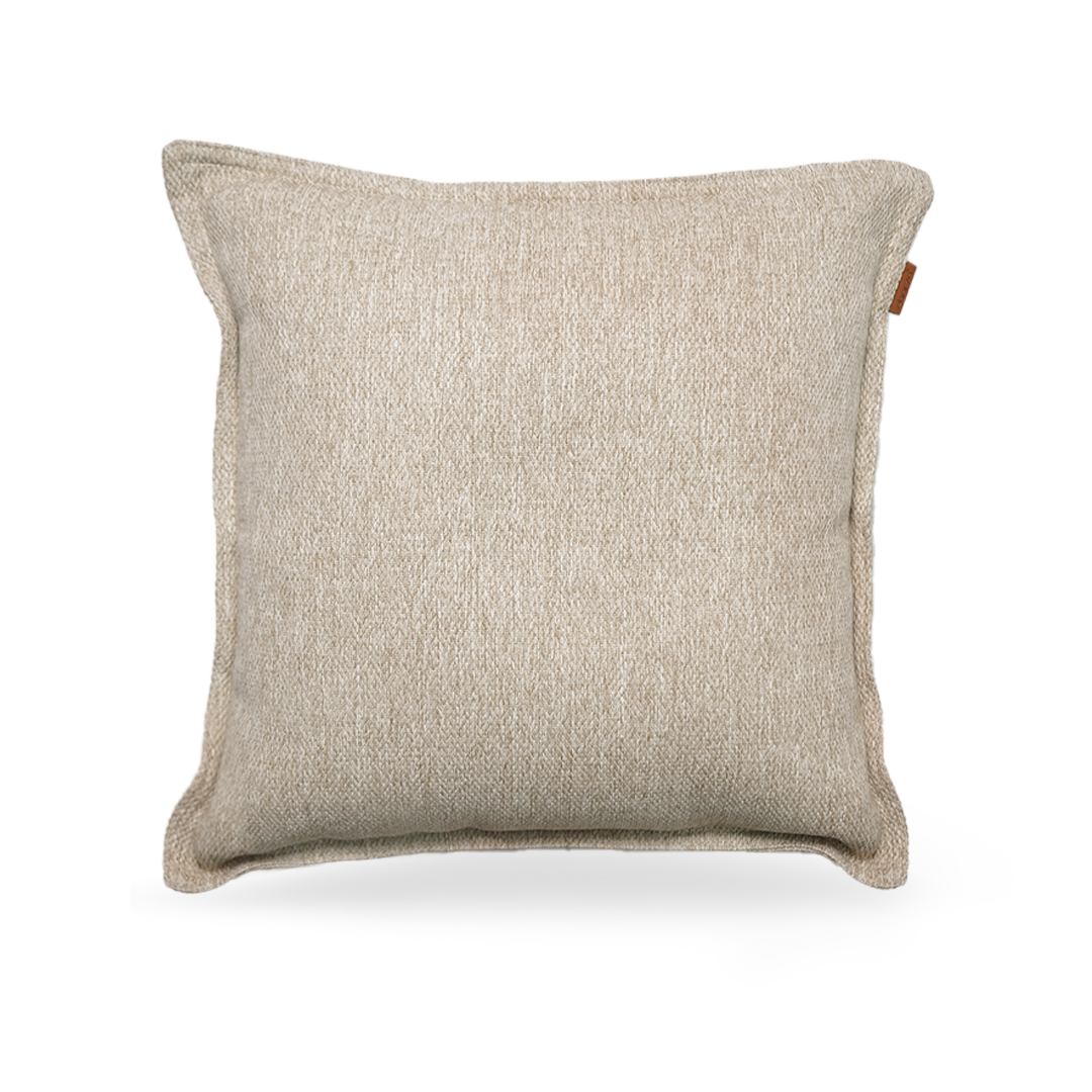 60*60 PILLOW With Zipper - Laconcha140-Beige - Cushions - ebarza Furniture UAE | Shop Modern Furniture in Abu Dhabi & Dubai - مفروشات ايبازرا في الامارات | تسوق اثاث عصري وديكورات مميزة في دبي وابوظبي