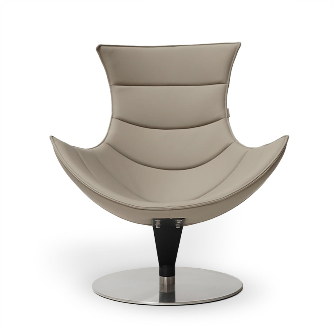 JIATAI SWIVEL Lounge Chair F-2039-Beige -  Lounge Chairs - ebarza Furniture UAE | Shop Modern Furniture in Abu Dhabi & Dubai - مفروشات ايبازرا في الامارات | تسوق اثاث عصري وديكورات مميزة في دبي وابوظبي